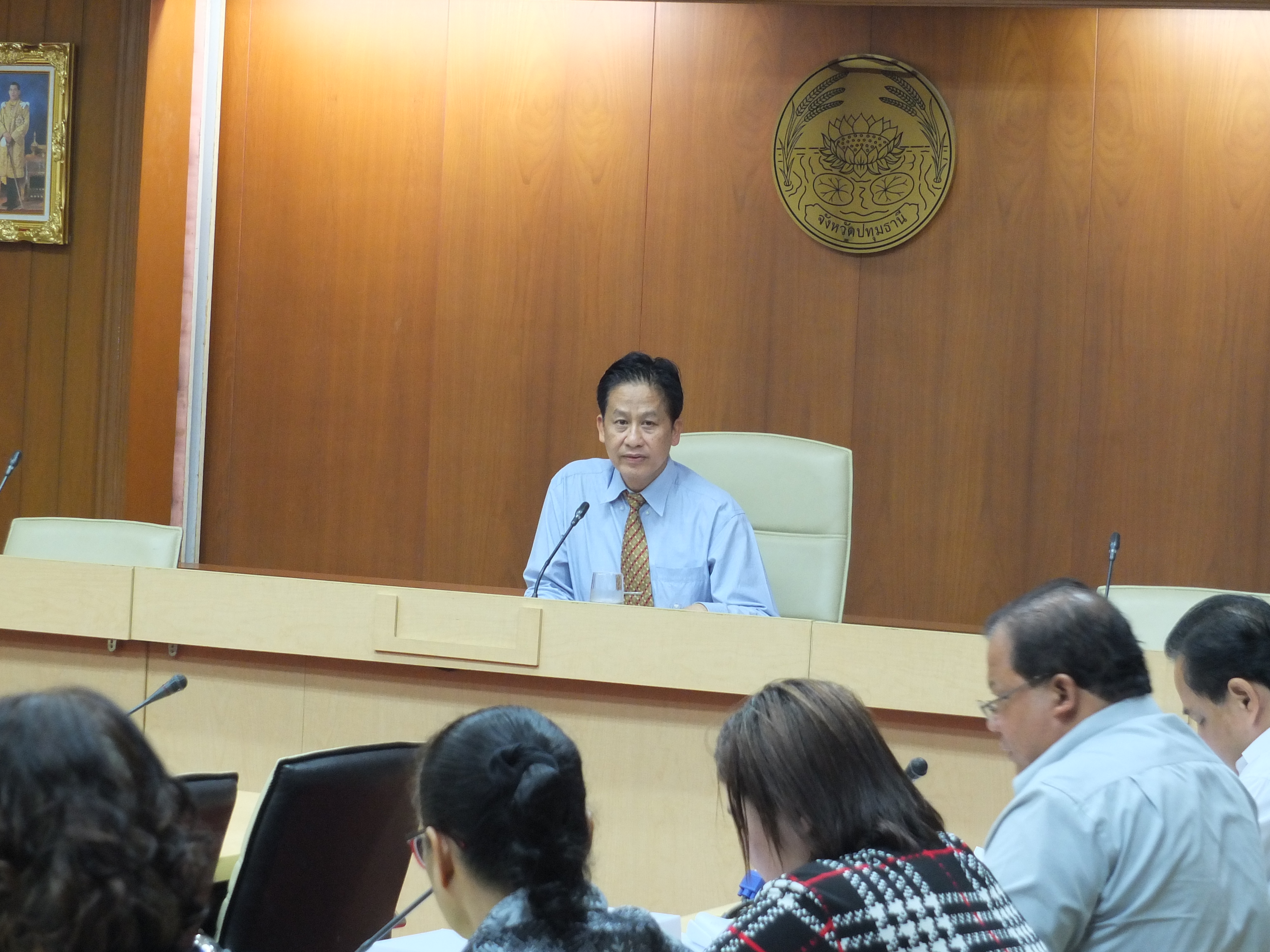 @ปทุมธานี “การประชุมคณะกรรมการประสานและขับเคลื่อนโยบายสานพลังประชารัฐ จังหวัดปทุมธานี”