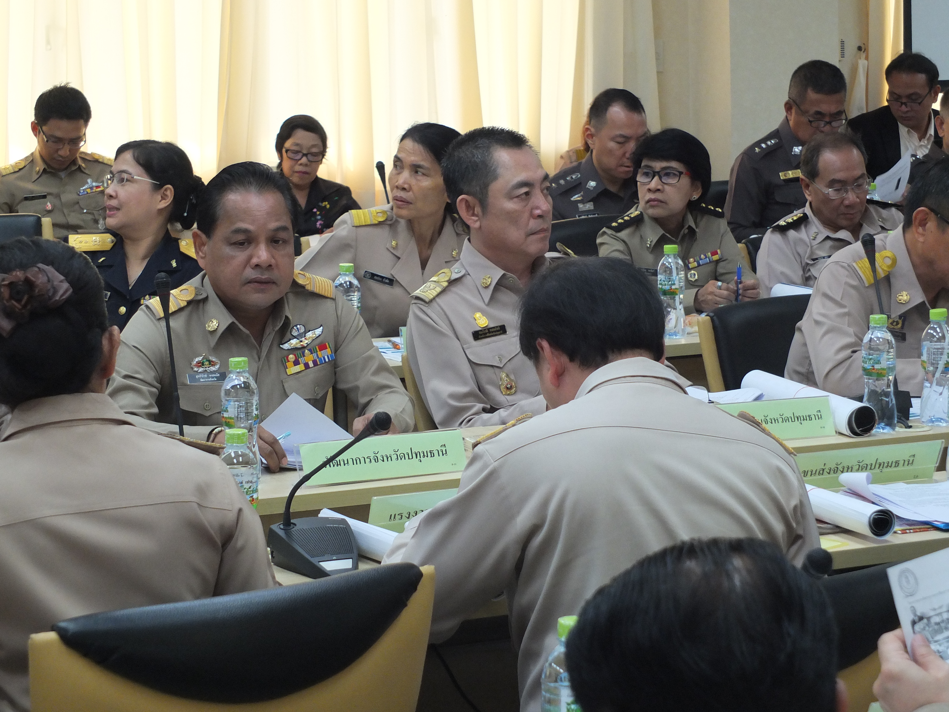 @ปทุมธานี “การประชุมกรมการจังหวัดและหน้าหน้าส่วนราชการ หัวหน้าหน่วยงานรัฐวิสาหกิจ นายอำเภอ ผู้บริหารองค์กรปกครองส่วนท้องถิ่น จังหวัดปทุมธานี ครั้งที่ 1/2561”