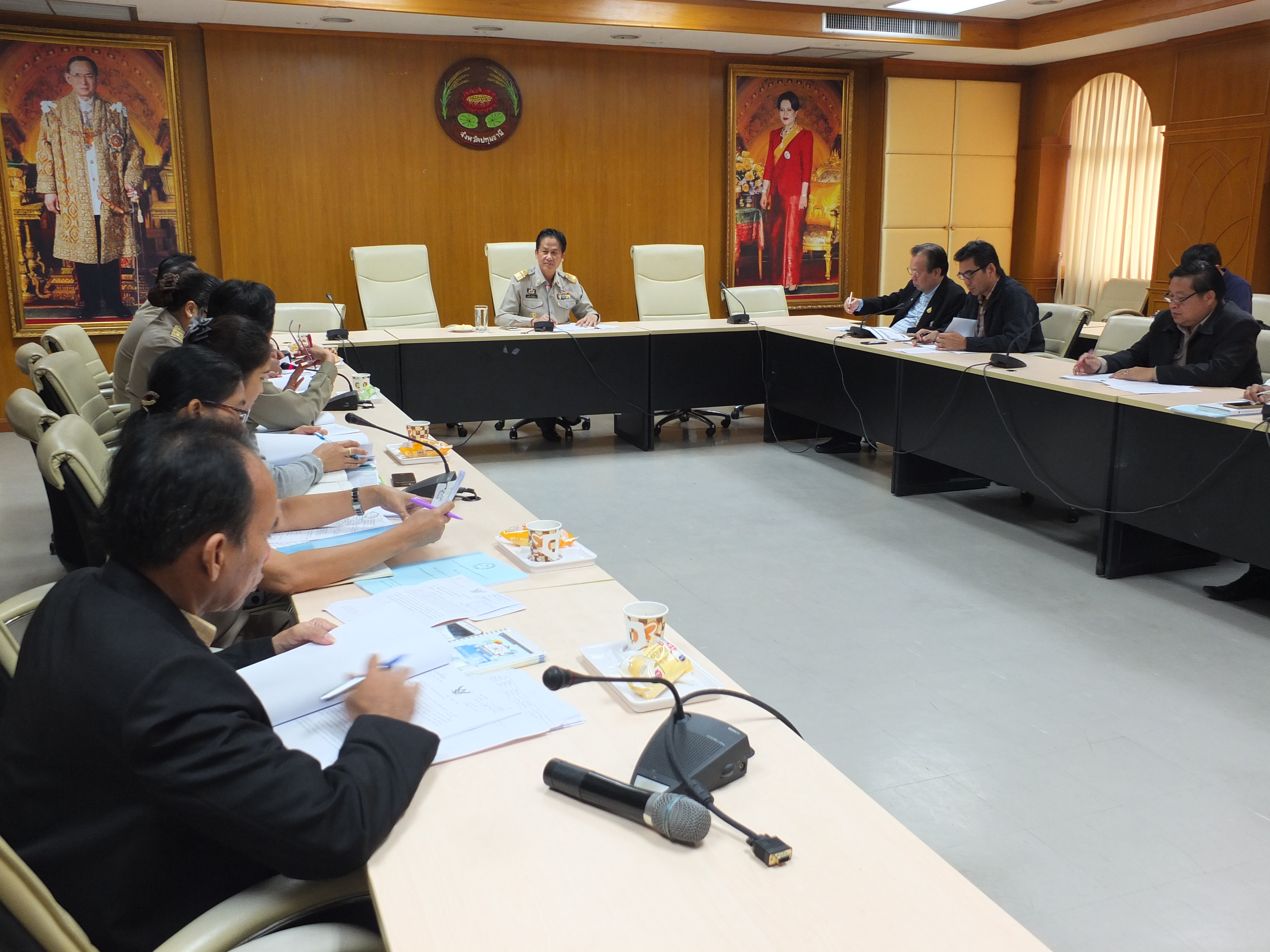 @ปทุมธานี “การประชุมขับเคลื่อนตลาดประชารัฐจังหวัดปทุมธานี ครั้งที่ 1/2561 “