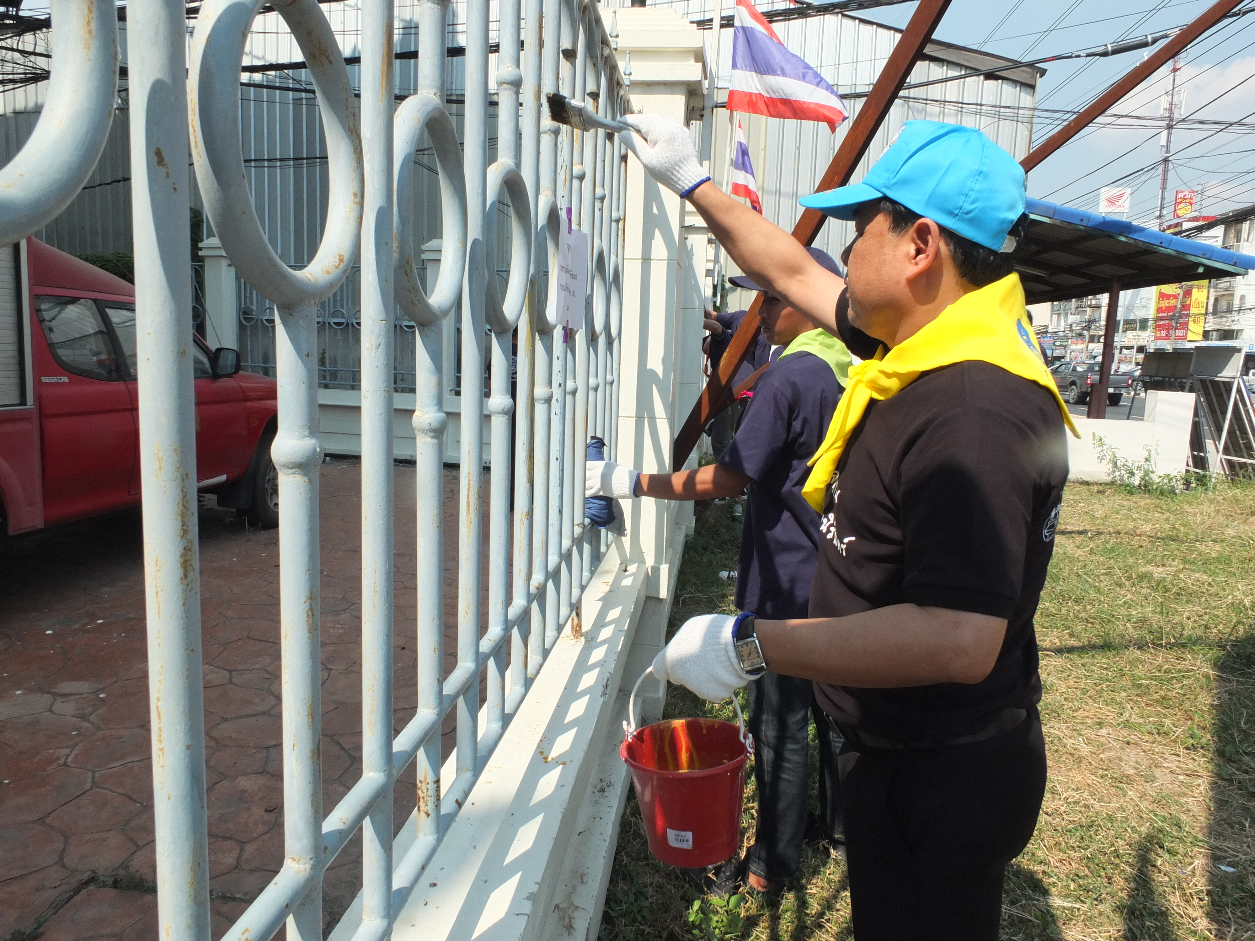 @ปทุมธานี “สำนักงานพัฒนาชุมชนจังหวัดปทุมธานี ร่วมกิจกรรมปรับปรุงภูมิทัศน์บริเวณศาลากลางจังหวัดปทุมธานี”