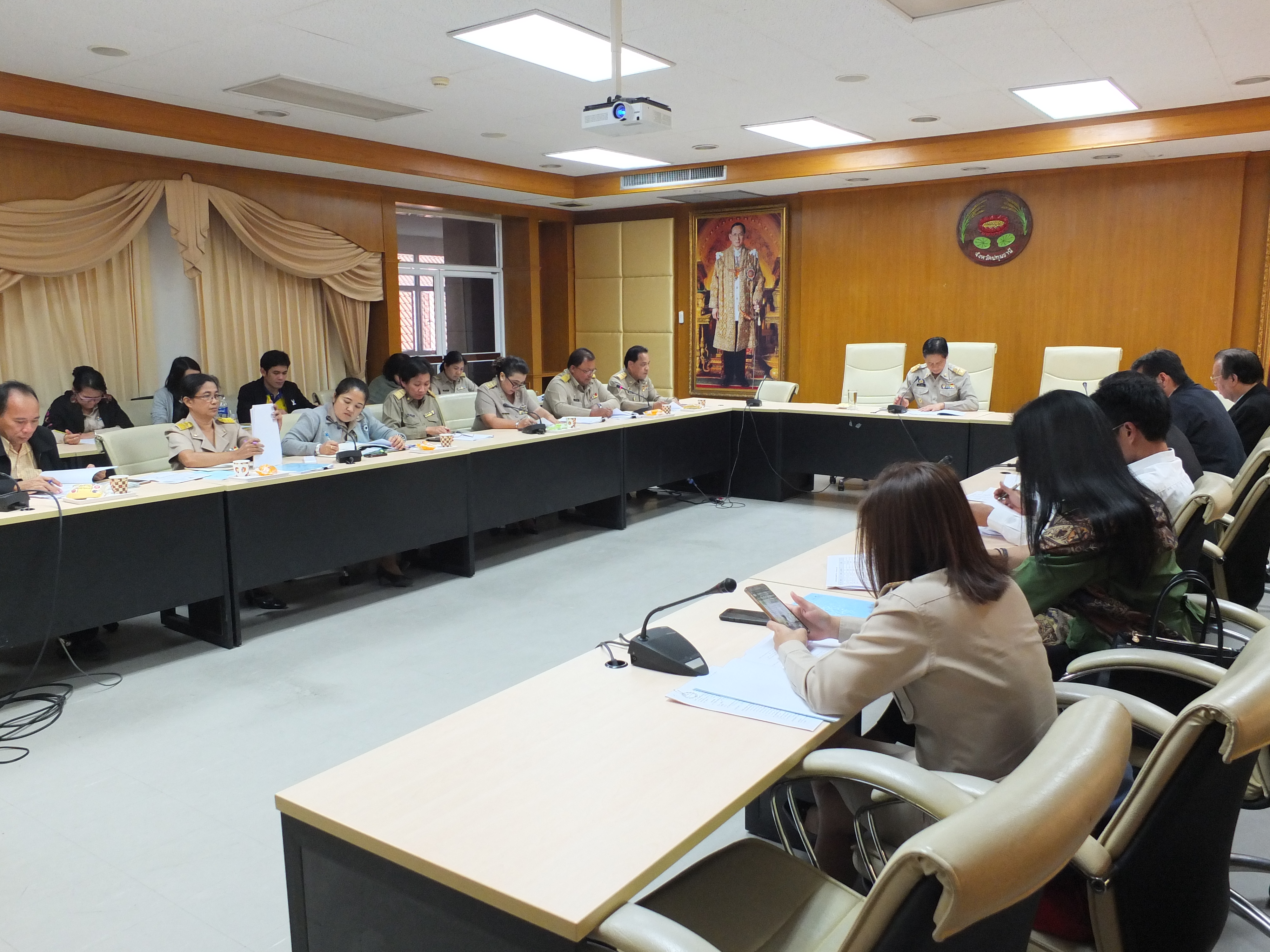 @ปทุมธานี “การประชุมขับเคลื่อนตลาดประชารัฐจังหวัดปทุมธานี ครั้งที่ 1/2561 “