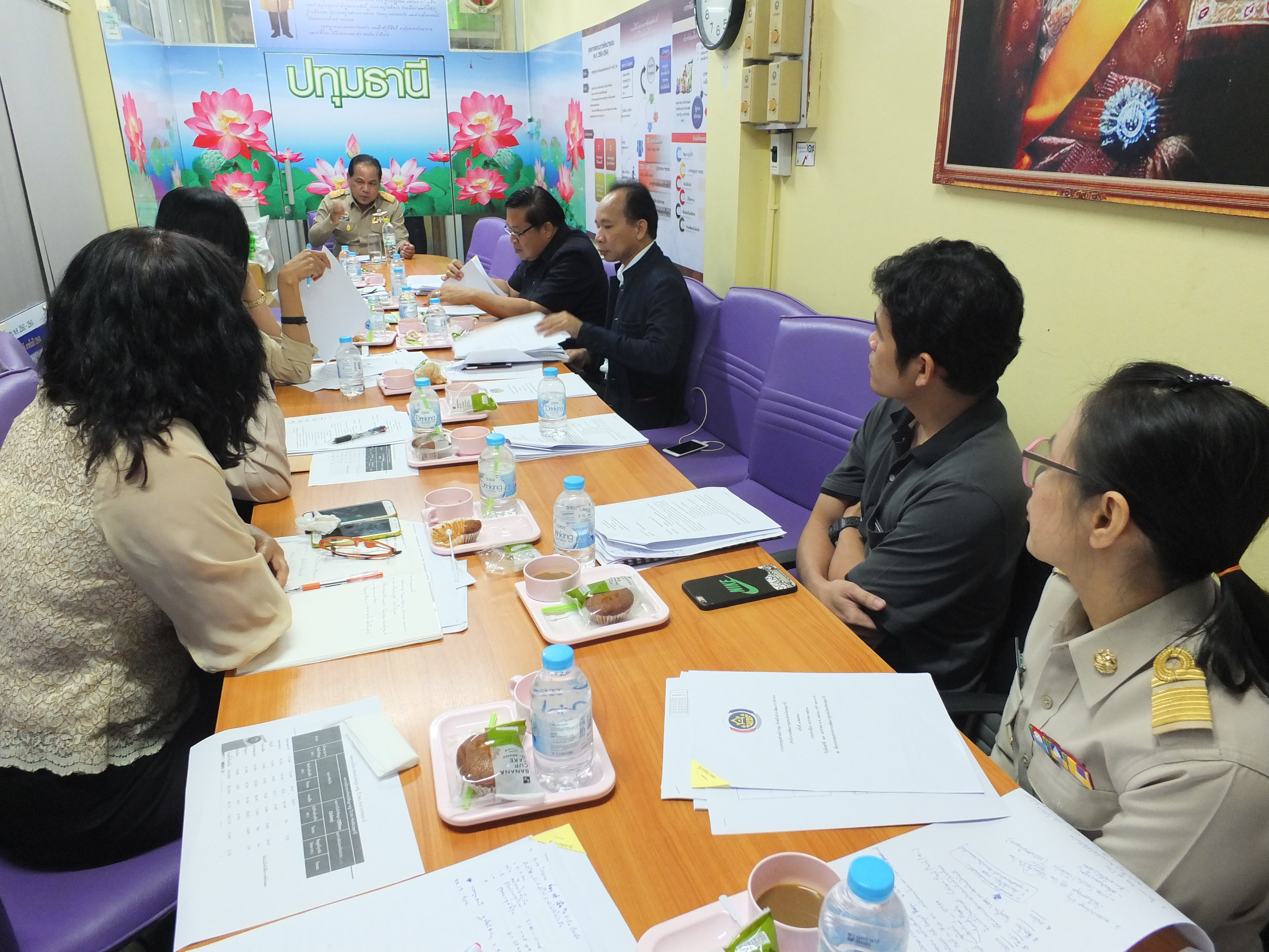 @ปทุมธานี “สำนักงานพัฒนาชุมชนจังหวัดปทุมธานี ประชุมประจำเดือน ครั้งที่ 1/2561”