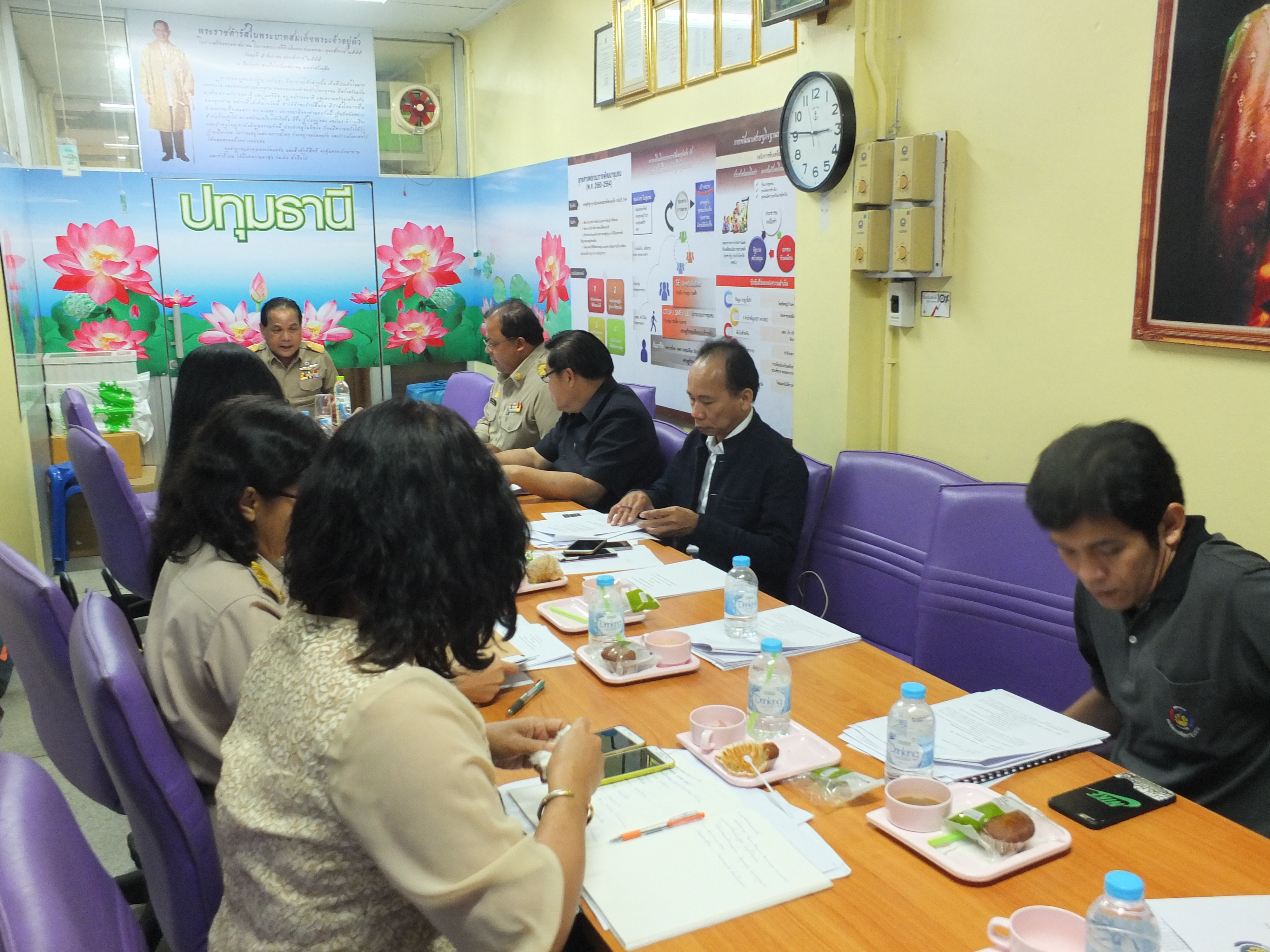 @ปทุมธานี “สำนักงานพัฒนาชุมชนจังหวัดปทุมธานี ประชุมประจำเดือน ครั้งที่ 1/2561”