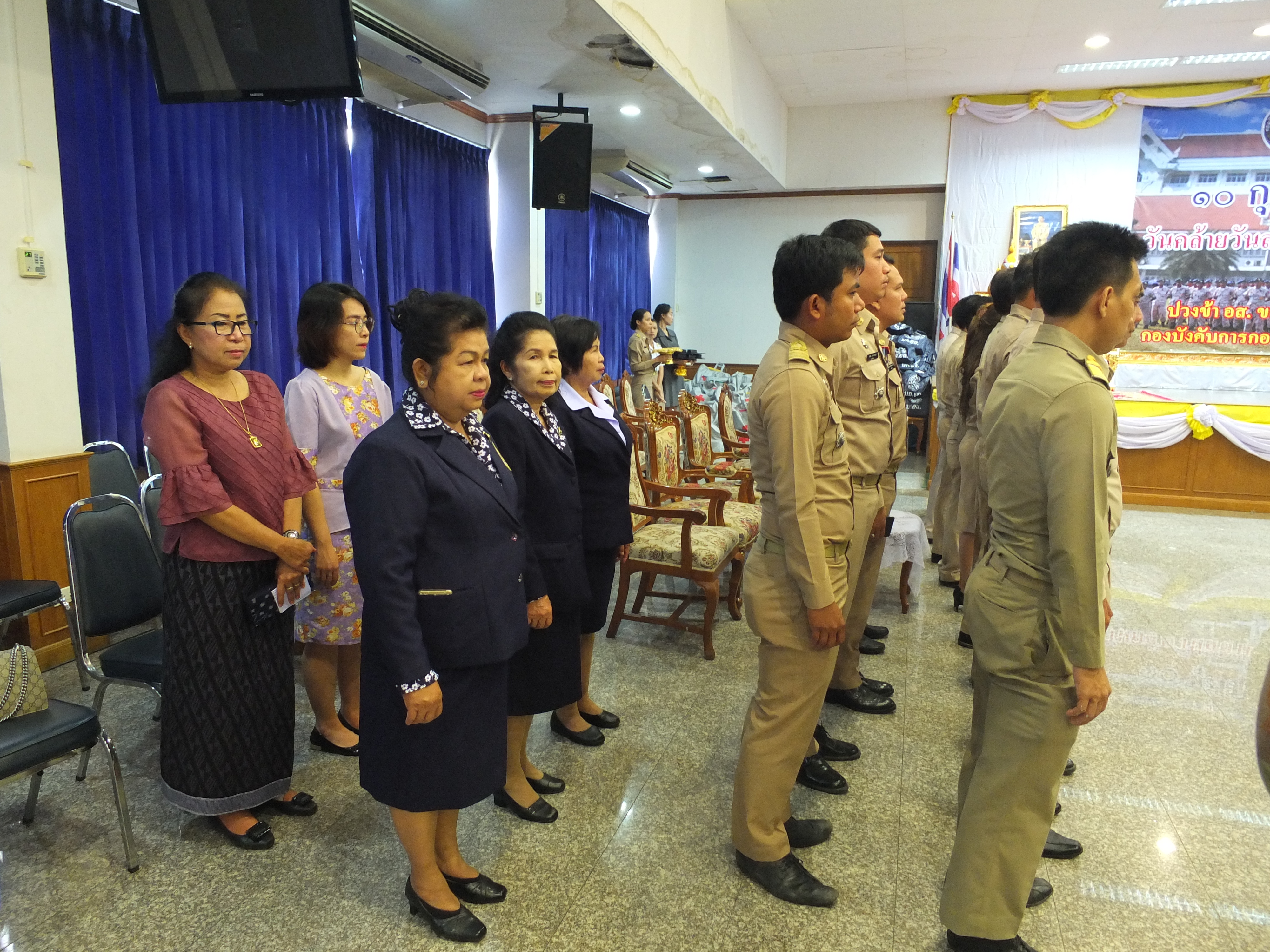 @ปทุมธานี “สำนักงานพัฒนาชุมชนจังหวัดปทุมธานี ร่วมกิจกรรมวันคล้ายวันสถาปนากองอาสารักษาดินแดน ประจำปี 2561”