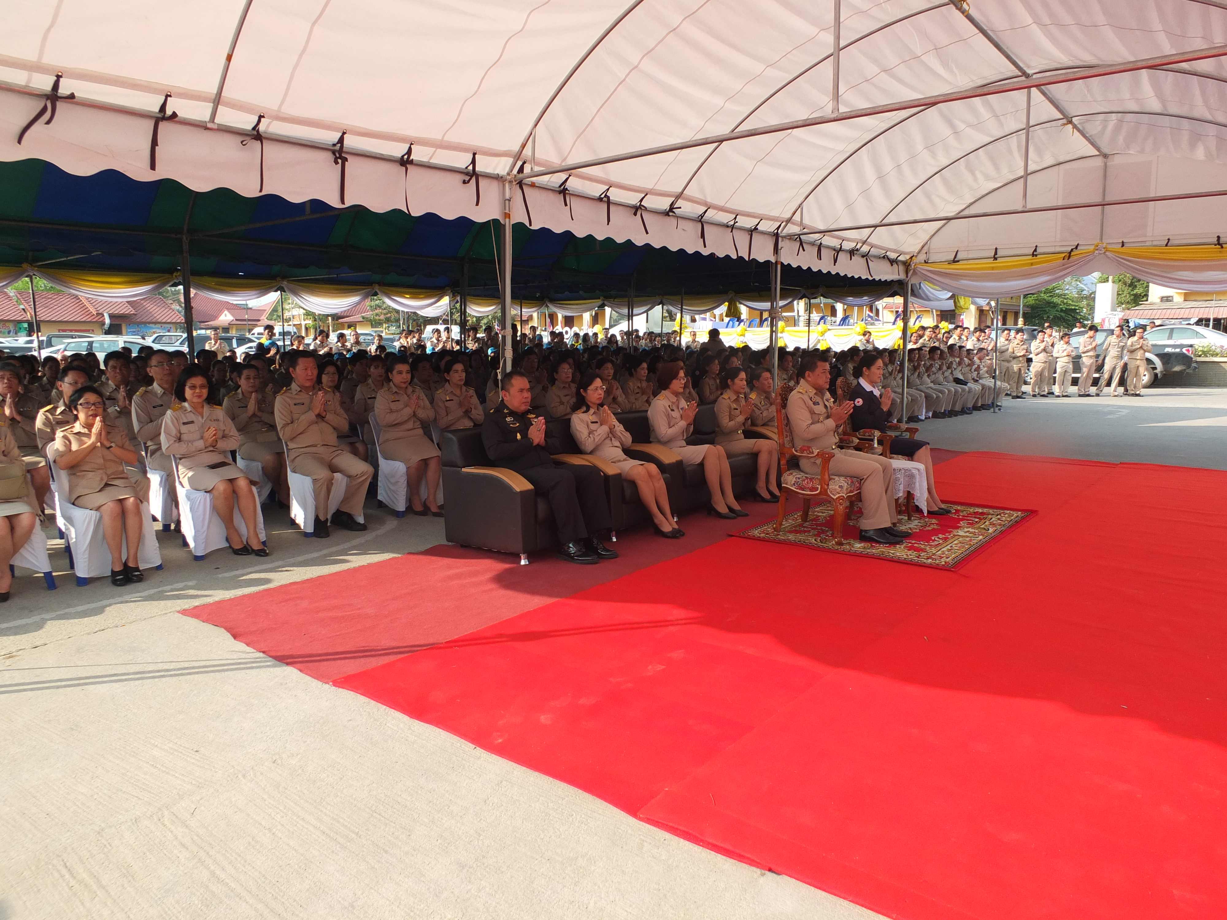 @ปทุมธานี “พิธีรื้อถอนพระเมรุมาศจำลอง จังหวัดปทุมธานี”