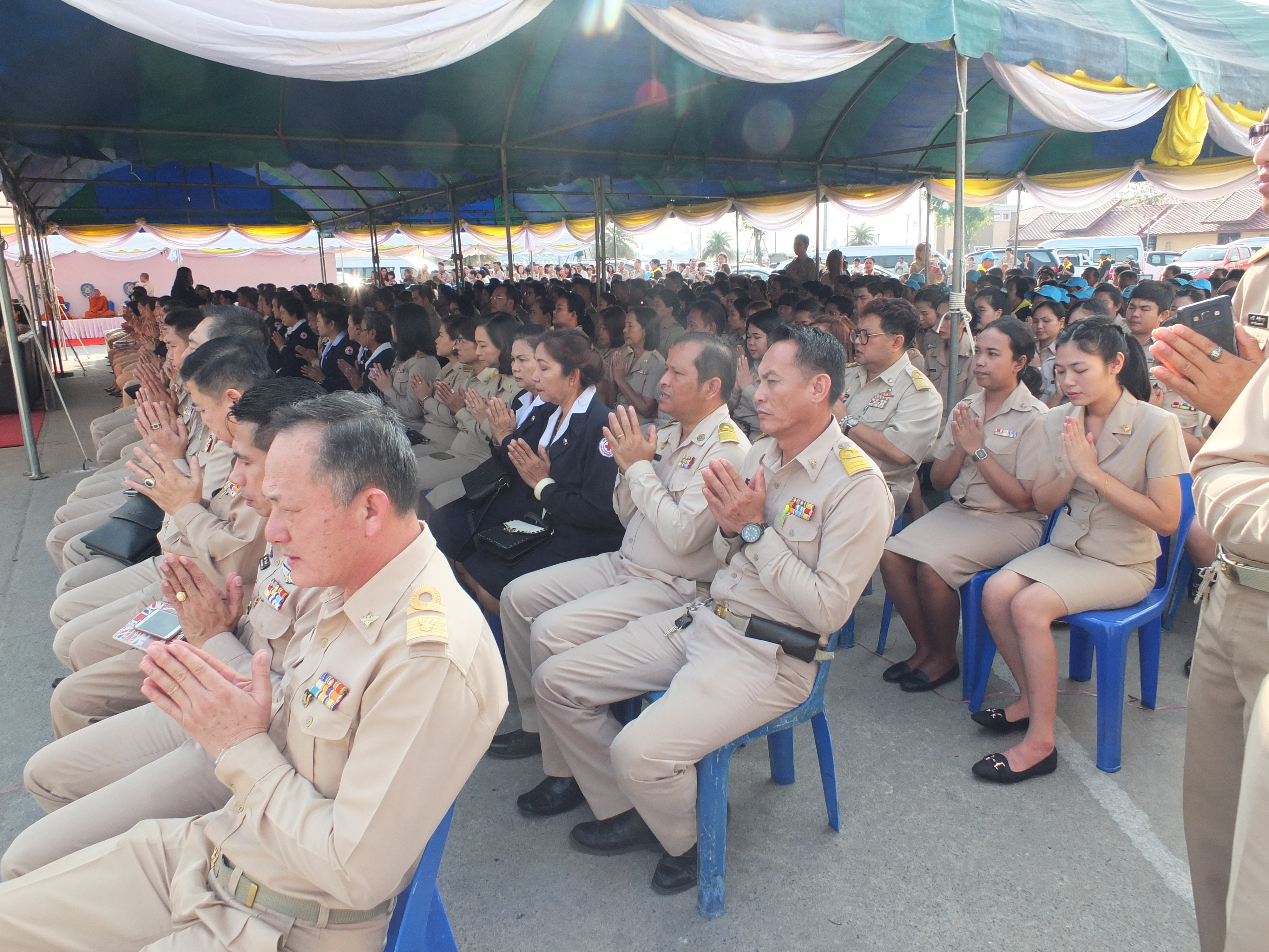 @ปทุมธานี “พิธีรื้อถอนพระเมรุมาศจำลอง จังหวัดปทุมธานี”