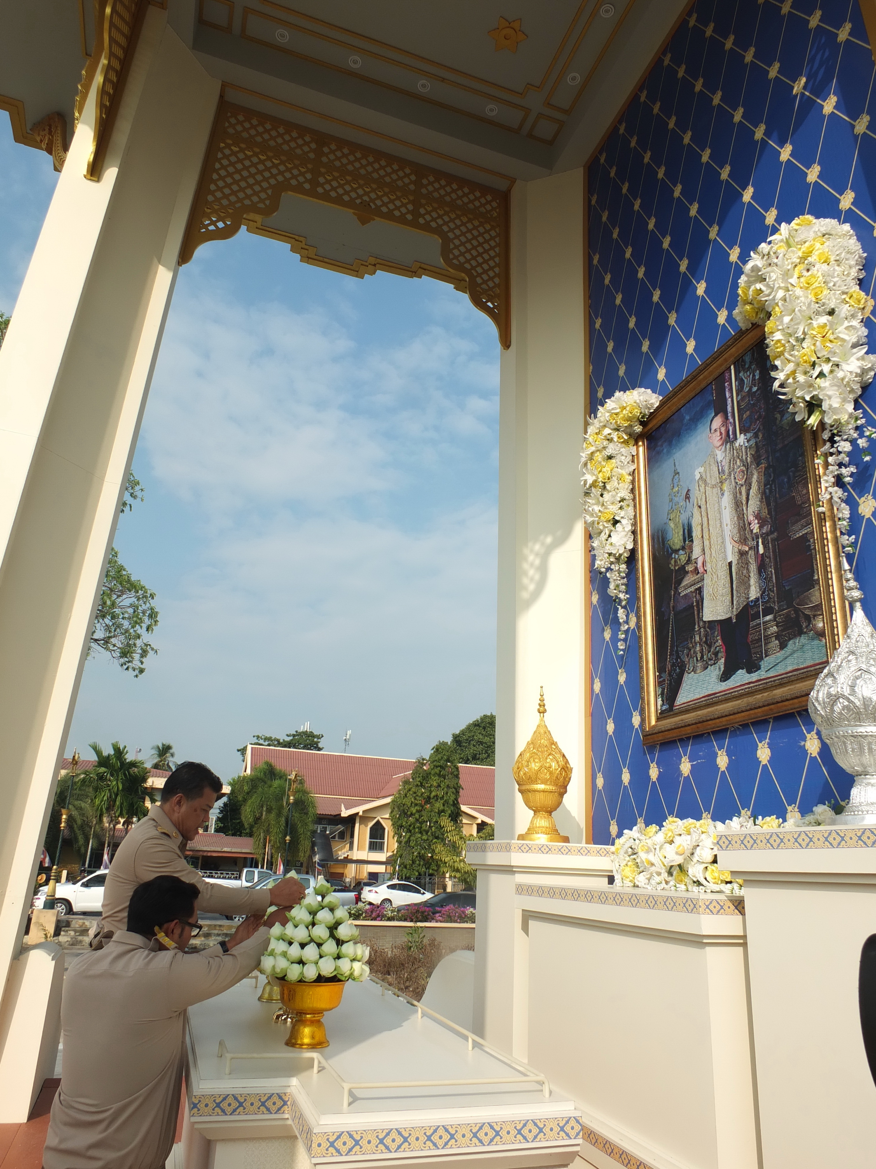 @ปทุมธานี “พิธีรื้อถอนพระเมรุมาศจำลอง จังหวัดปทุมธานี”