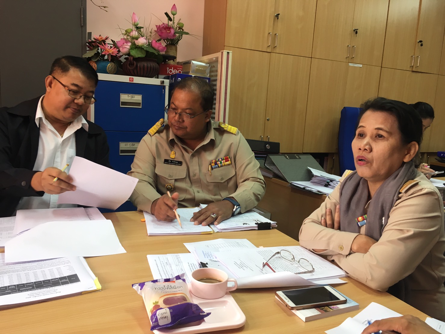 @ปทุมธานี “สำนักงานพัฒนาชุมชนจังหวัดปทุมธานี  ดำเนินการประชุมหัวหน้ากลุ่มงาน/ฝ่าย พัฒนาการอำเภอ ประจำเดือนมีนาคม”