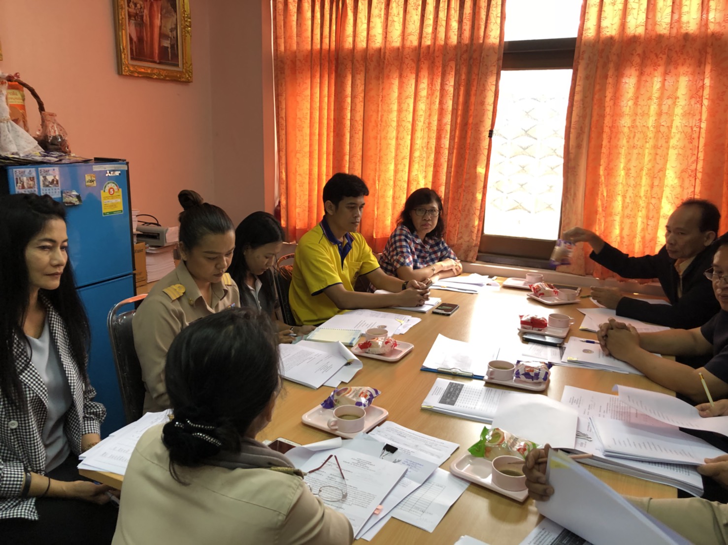 @ปทุมธานี “สำนักงานพัฒนาชุมชนจังหวัดปทุมธานี  ดำเนินการประชุมหัวหน้ากลุ่มงาน/ฝ่าย พัฒนาการอำเภอ ประจำเดือนมีนาคม”
