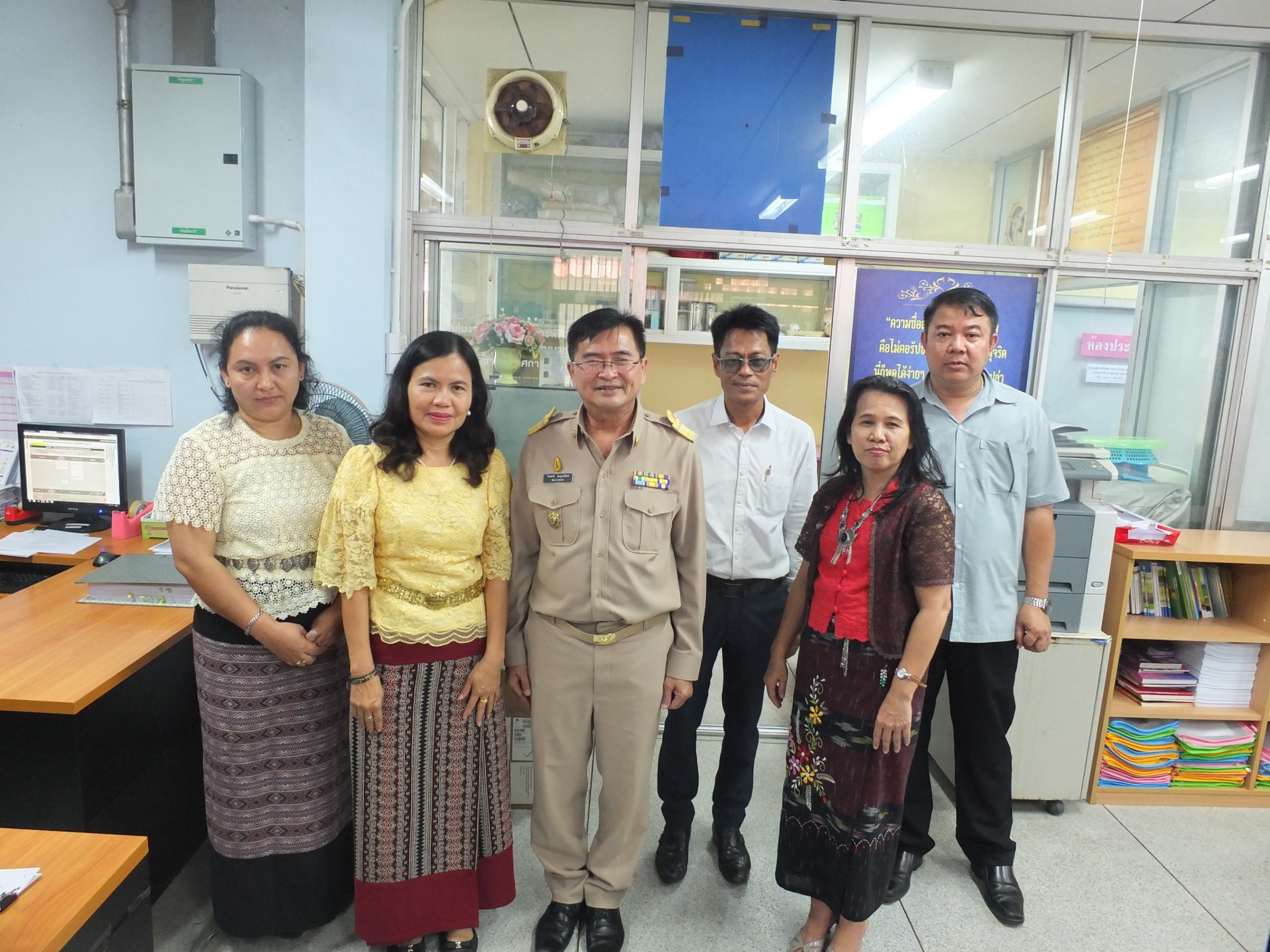 @ปทุมธานี “สำนักงานพัฒนาชุมชนจังหวัดปทุมธานี ร่วมต้อนรับ นายวีระชาติ สมบูรณ์วิทย์ พัฒนาการจังหวัดปทุมธานี “