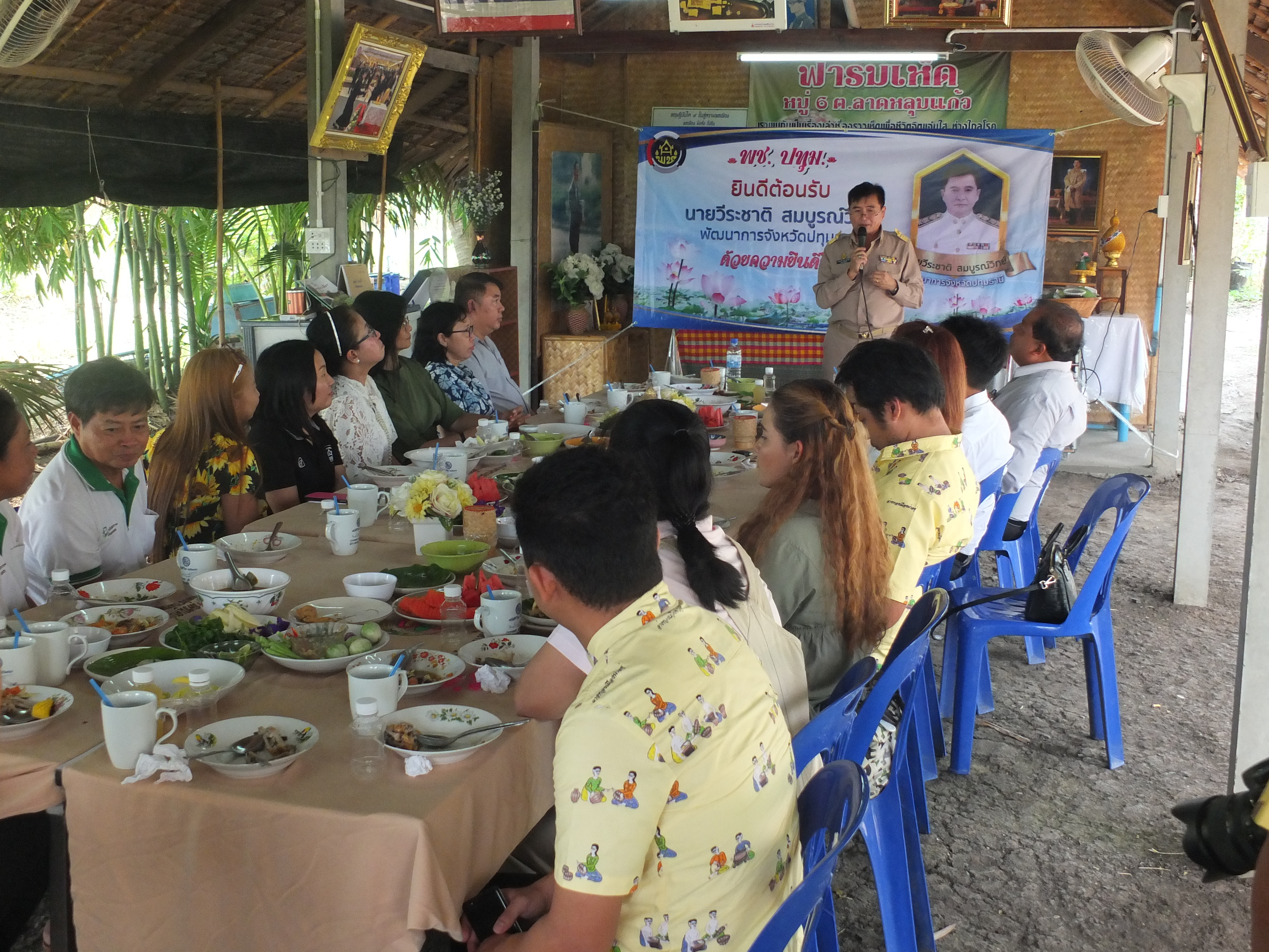 @ปทุมธานี “สำนักงานพัฒนาชุมชนจังหวัดปทุมธานี ร่วมต้อนรับ นายวีระชาติ สมบูรณ์วิทย์ พัฒนาการจังหวัดปทุมธานี “