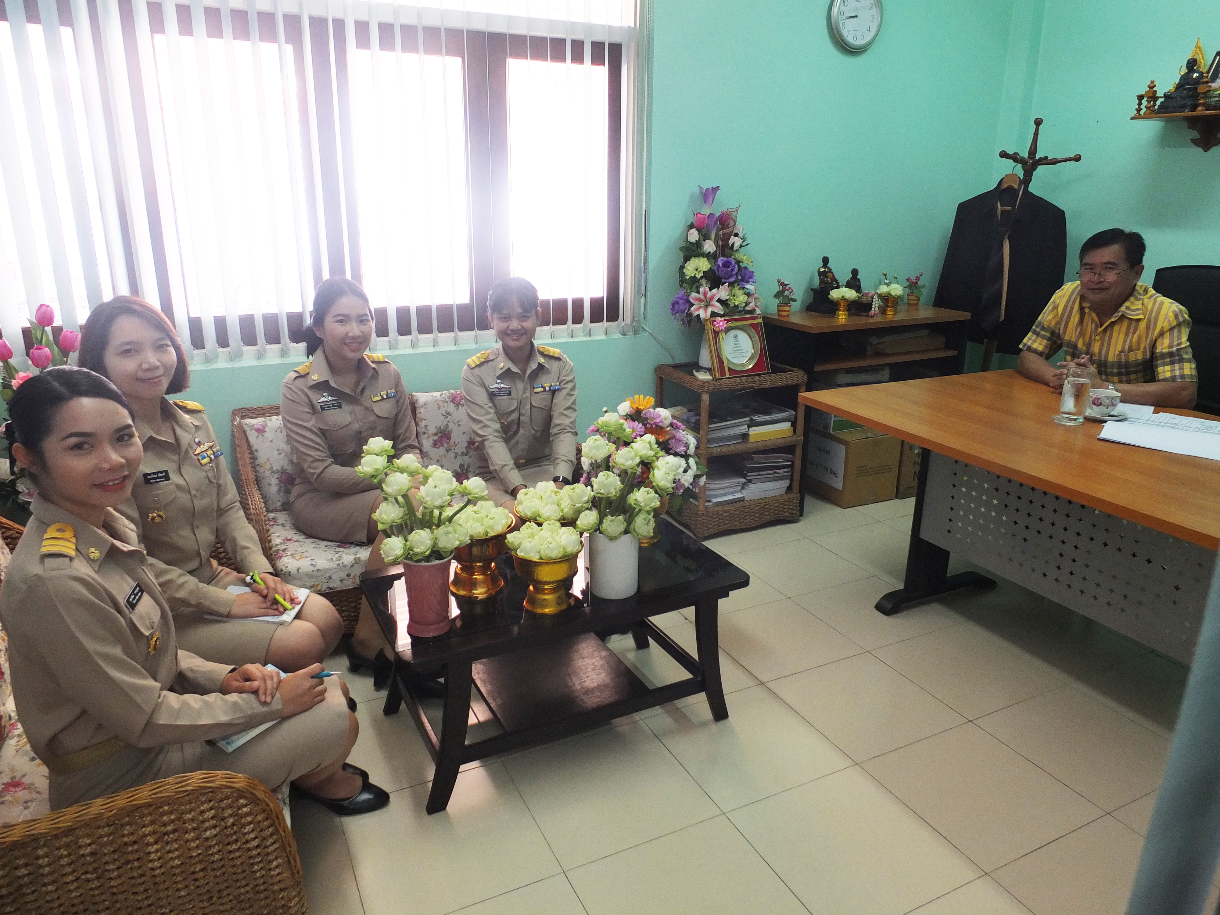 @ปทุมธานี “สำนักงานพัฒนาชุมชนจังหวัดปทุมธานี ต้อนรับพัฒนากรใหม่”