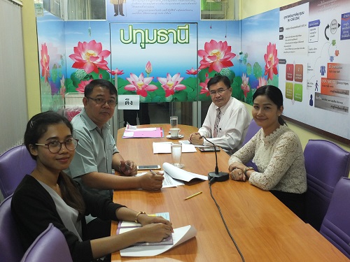 @ปทุมธานี “สพจ.ปทุมธานี ร่วมรับฟังการประชุมติดตามเร่งรัดการใช้งานงบประมาณ ผ่านระบบ Video Conference”
