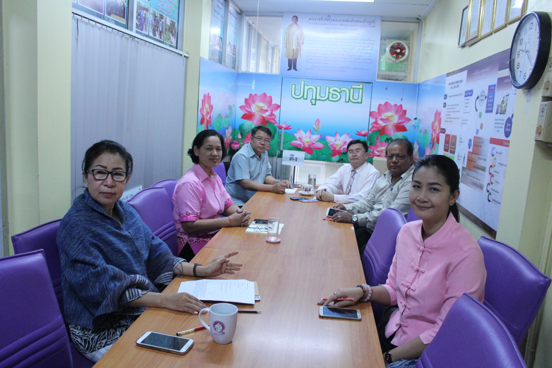 @ปทุมธานี “สพจ.ปทุมธานี ร่วมรับการประชุมกรมการพัฒนาชุมชน ครั้งที่ 5/2561 ผ่านระบบทีวี พช.”