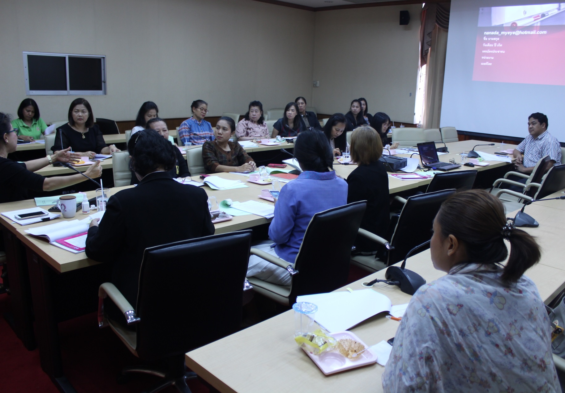 @ปทุมธานี “สพจ.ปทุมธานี นำเสนอผลการจัดเก็บและรับรองคุณภาพข้อมูล จปฐ. ระดับจังหวัด  ประจำปี 2561 จังหวัดปทุมธานี”