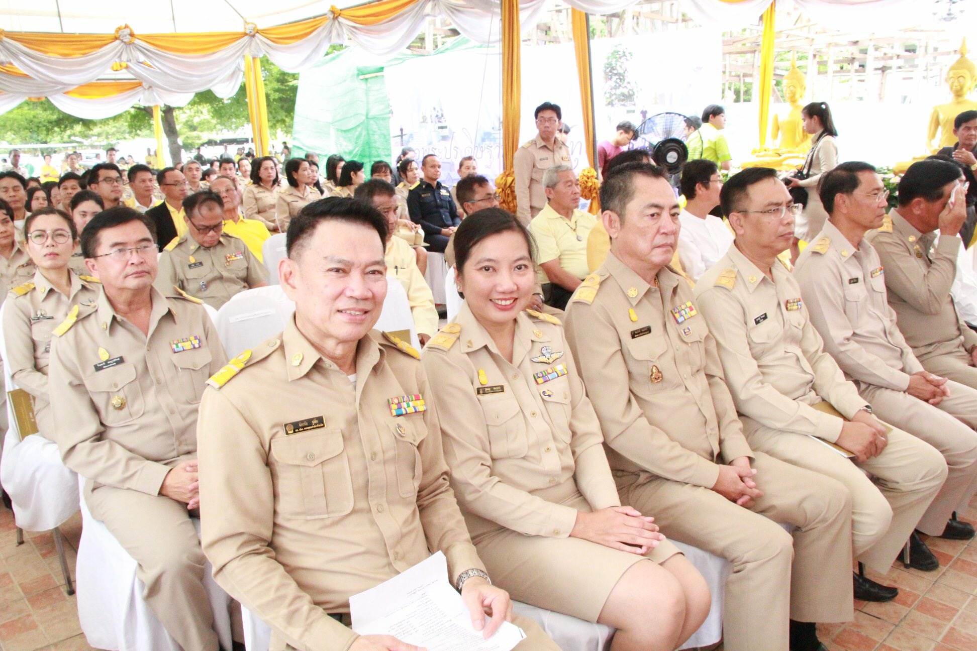 @ปทุมธานี “สมเด็จพระธีรญาณมุนี ประธานฝ่ายสงฆ์พิธีเบิกเนตรพระปทุมธรรมราช พระพุทธรูปประจำจังหวัดปทุมธานี”