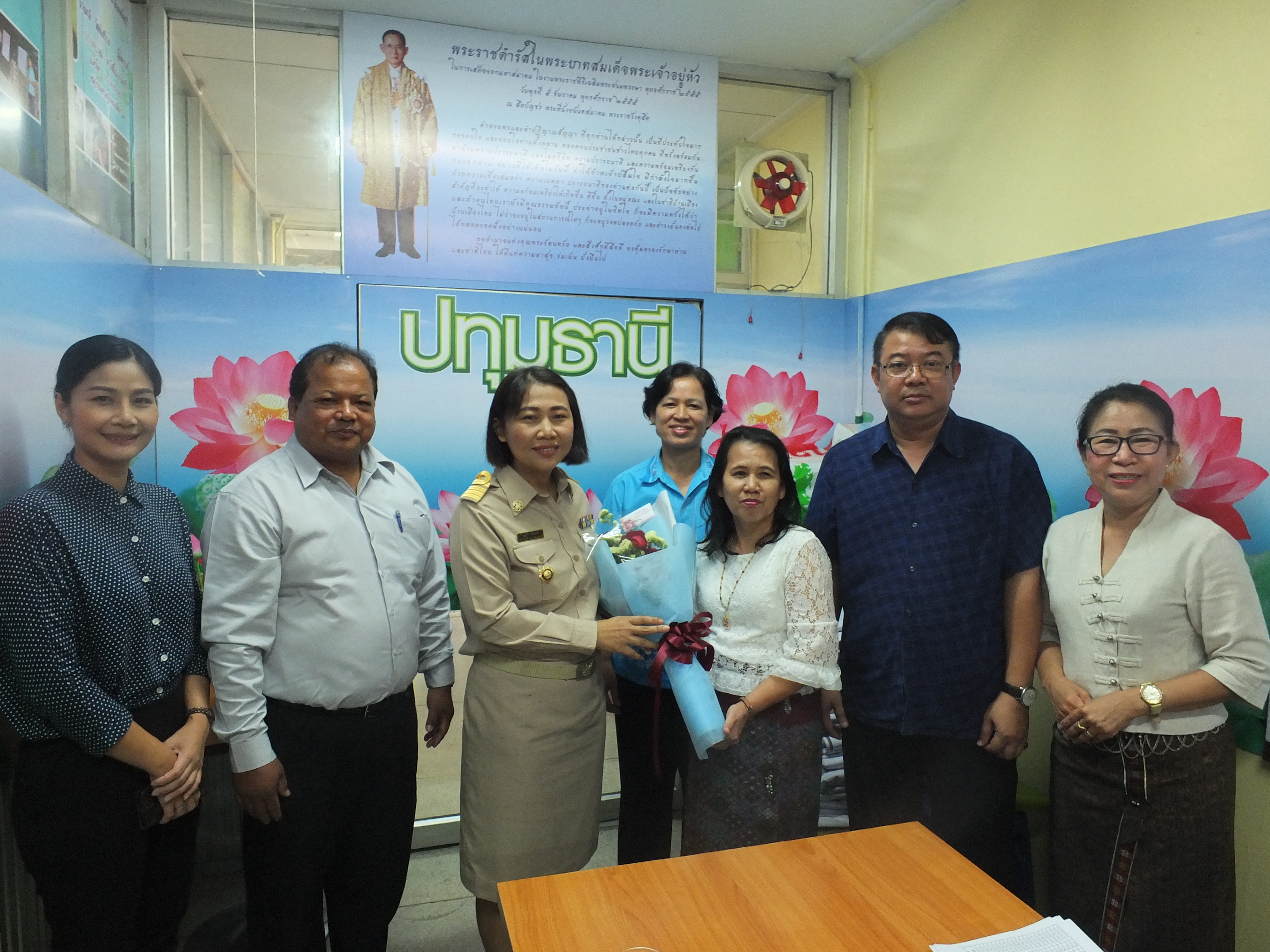 @ปทุมธานี “สพจ.ปทุมธานี ร่วมต้อนรับ พัฒนาการอำเภอสามโคก พัฒนาการอำเภอเมืองปทุมธานี และพัฒนาการอำเภอหนองเสือ”