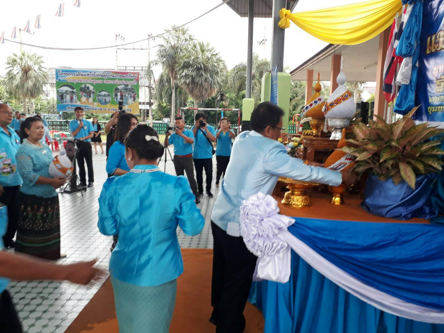 @ปทุมธานี “พิธีสมโภชกองทุนแม่ของแผ่นดินชุมชนหมู่บ้านเกษมทรัพย์ เทศบาลเมืองลำสามแก้ว อำเภอลำลูกกา จังหวัดปทุมธานี”