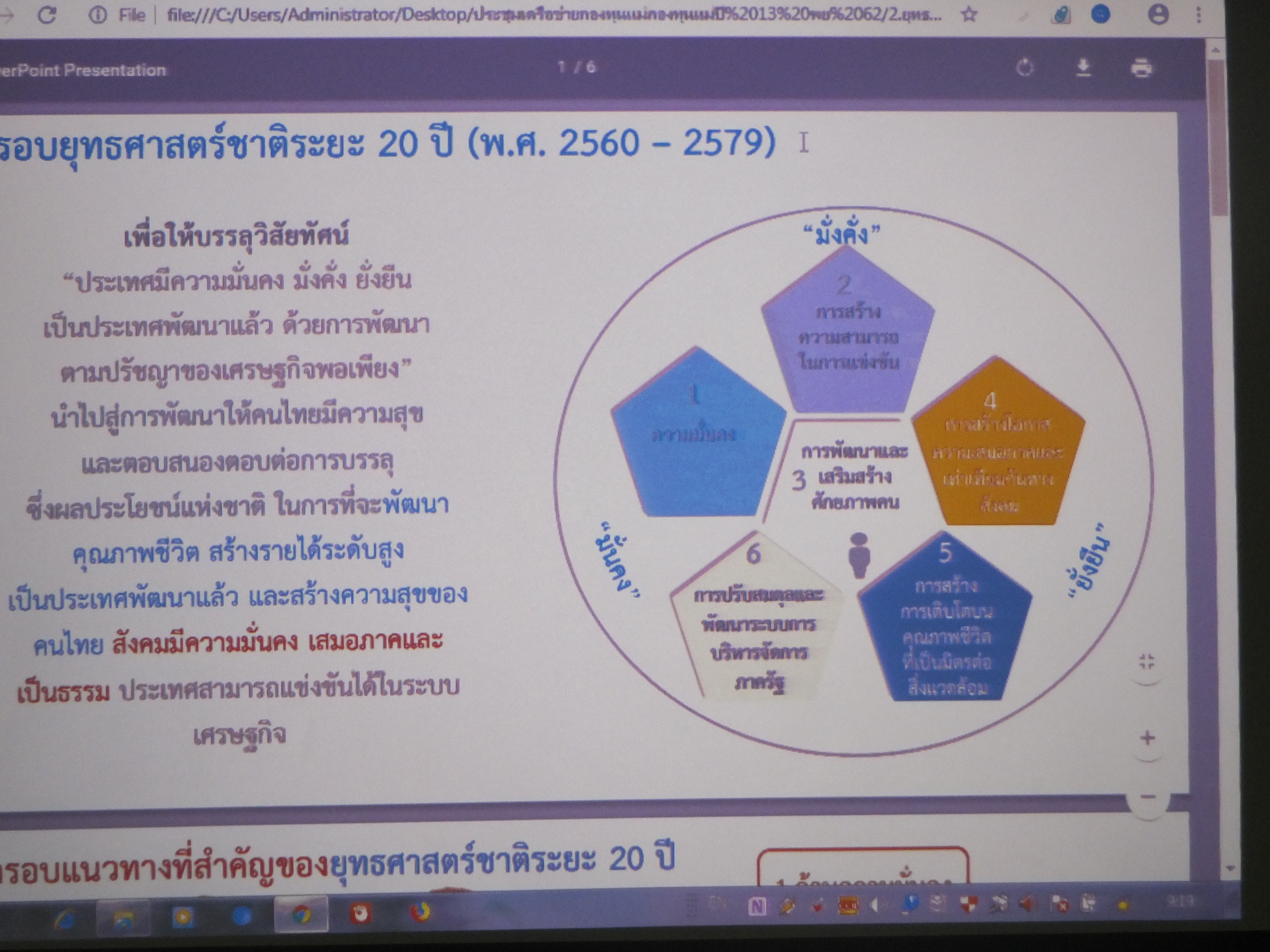 @ ปทุมธานี “ประชุมเชิงปฏิบัติการกองทุนแม่ของแผ่นดิน”
