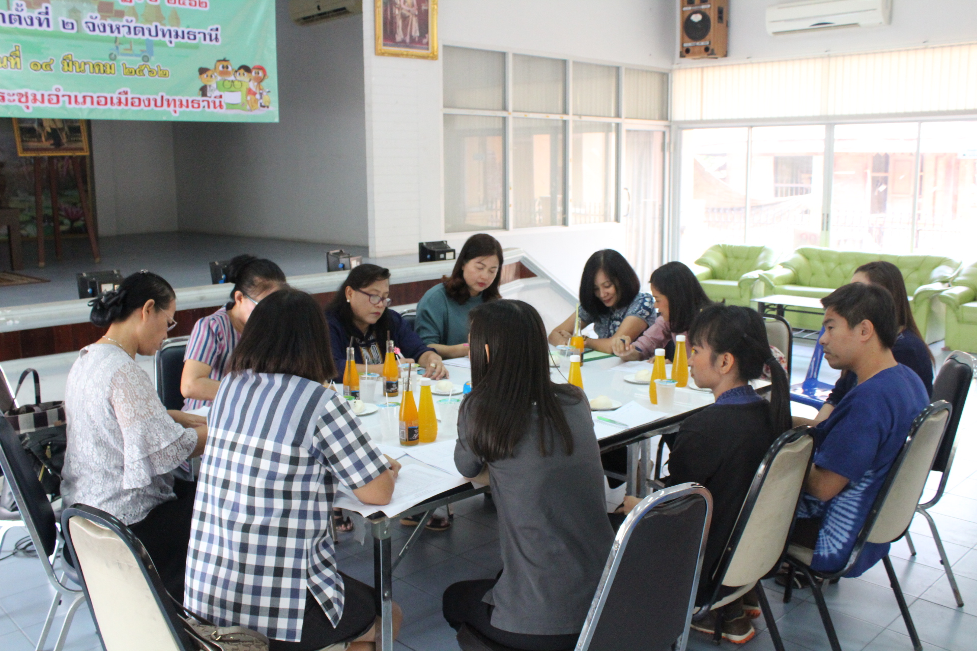 @ปทุมธานี “จังหวัดปทุมธานี ดำเนินการตรวจสอบคุณภาพการจัดเก็บข้อมูลความจำเป็นพื้นฐาน (จปฐ.) อำเภอเมืองปทุมธานี”