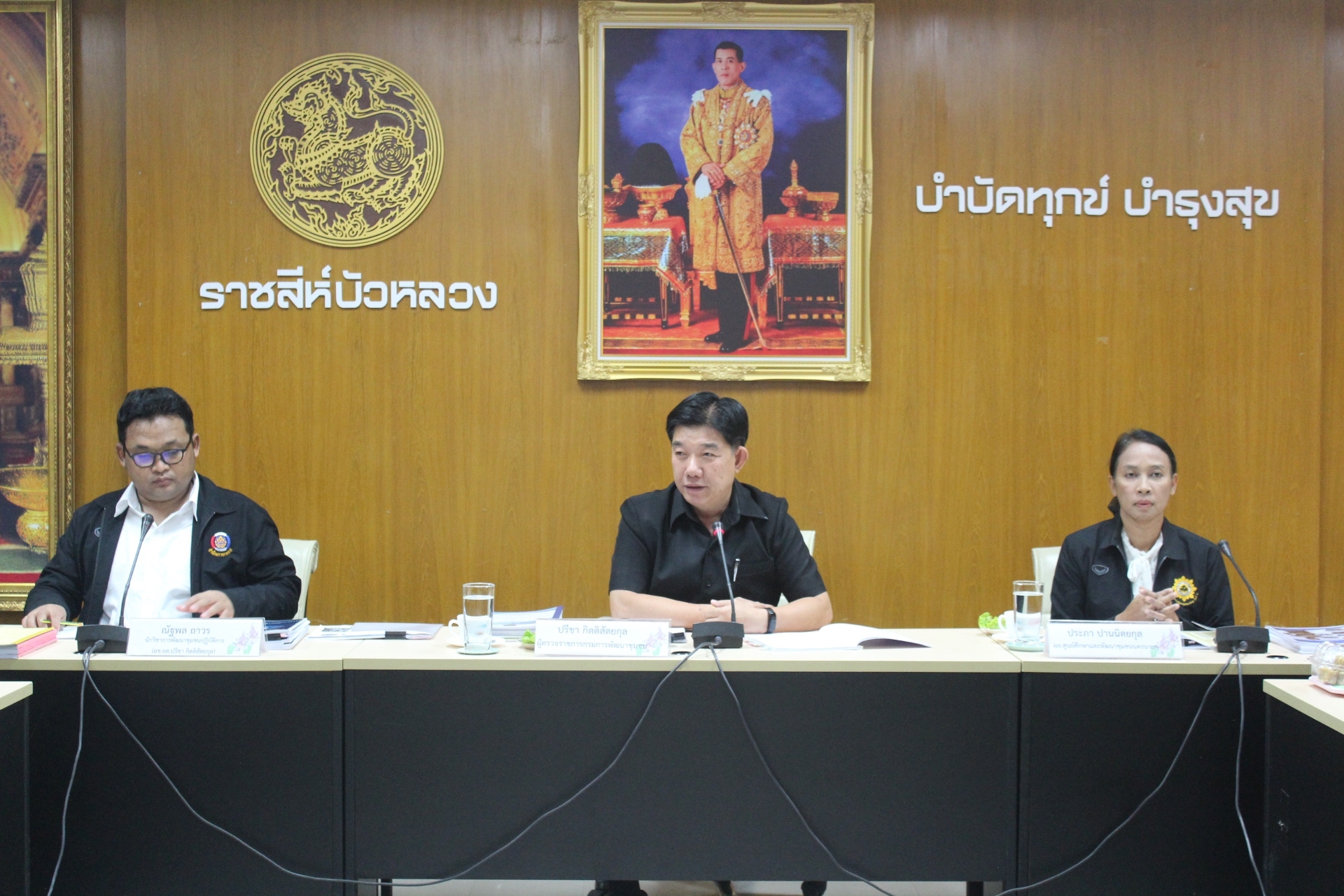 @ปทุมธานี ““ผู้ตรวจราชการกรมการพัฒนาชุมชน พร้อมคณะ ตรวจติดตามการดำเนินงานและพิจารณาคัดเลือกข้าราชการดีเด่นและหน่วยงานพัฒนาชุมชนใสสะอาด ประจำปี 2562”
