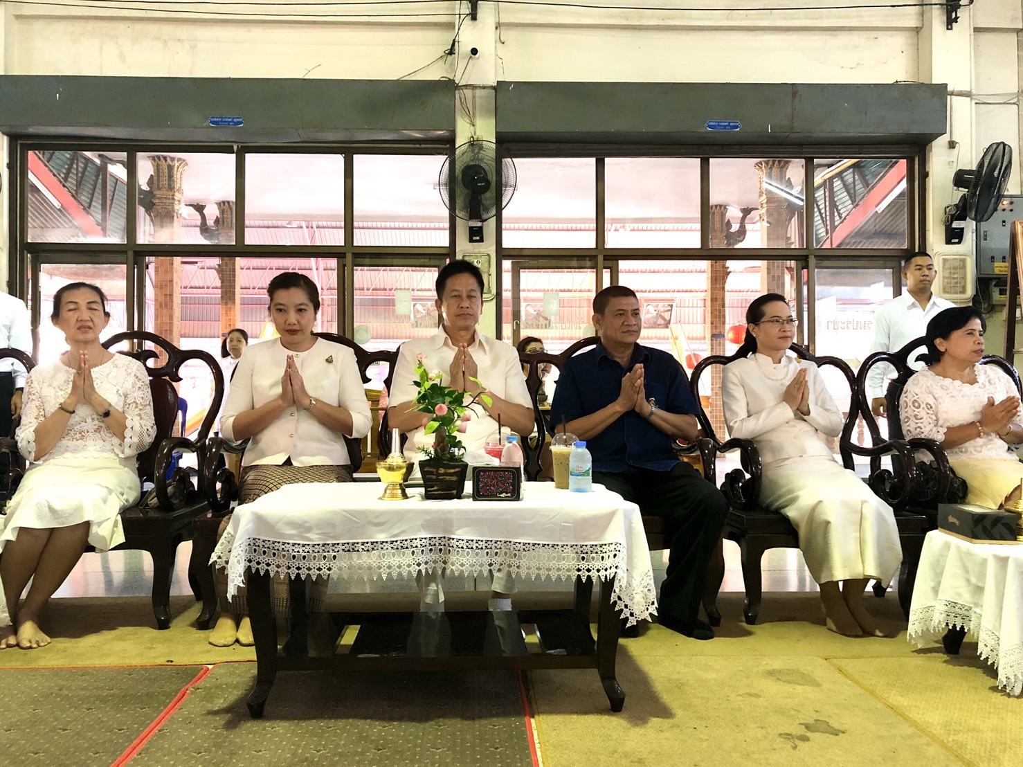 “@ปทุมธานี ถิ่นบัวหลวง”โครงการทำบุญปฏิบัติธรรมวัฒนะสวนะ(วันพระ) ประจำปีงบประมาณ ๒๕๖๓”