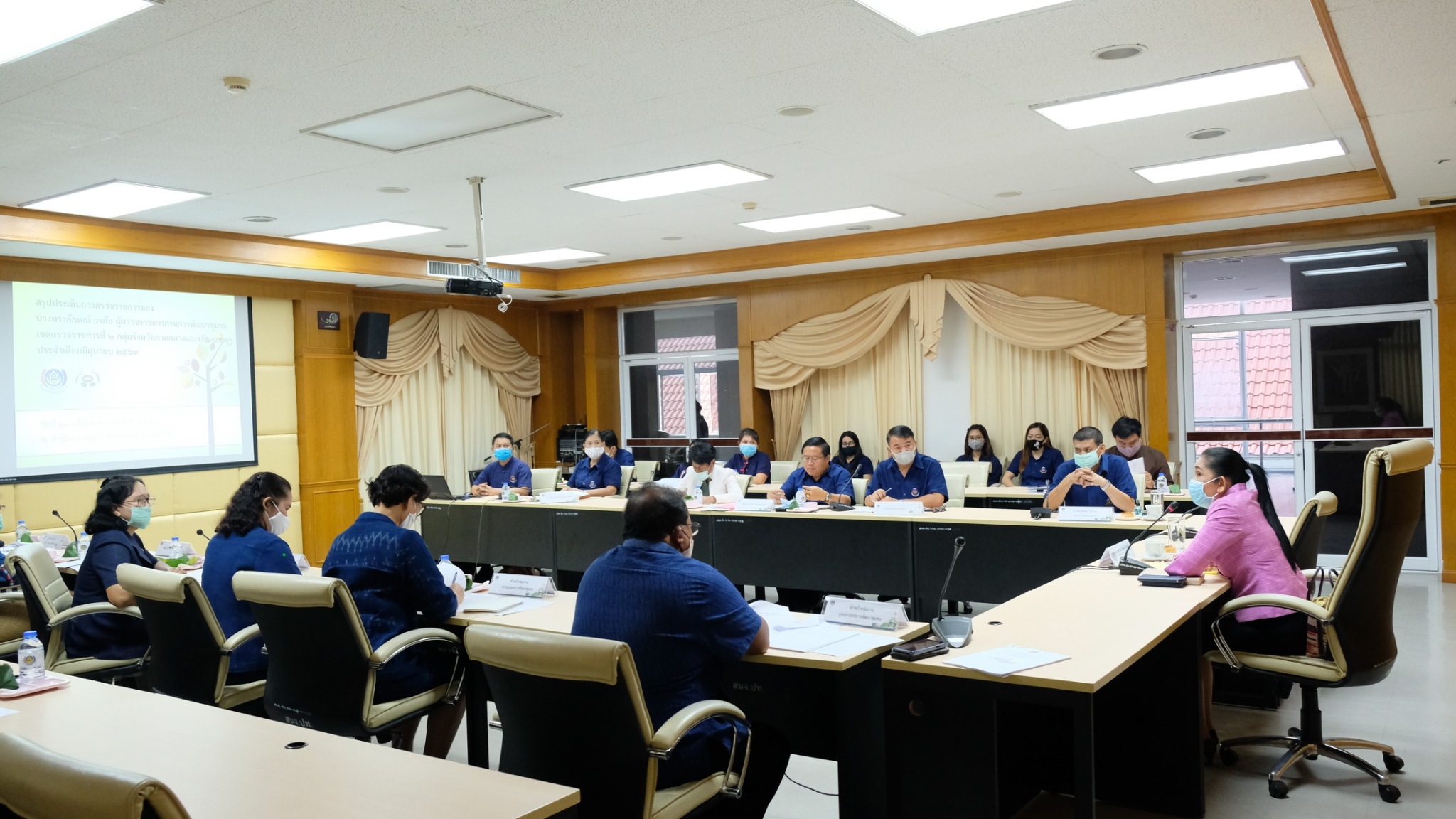 “@ปทุมธานี ถิ่นบัวหลวง” ผู้ตรวจราชการกรมการพัฒนาชุมชน ลงพื้นที่ตรวจราชการในพื้นที่จังหวัดปทุมธานี