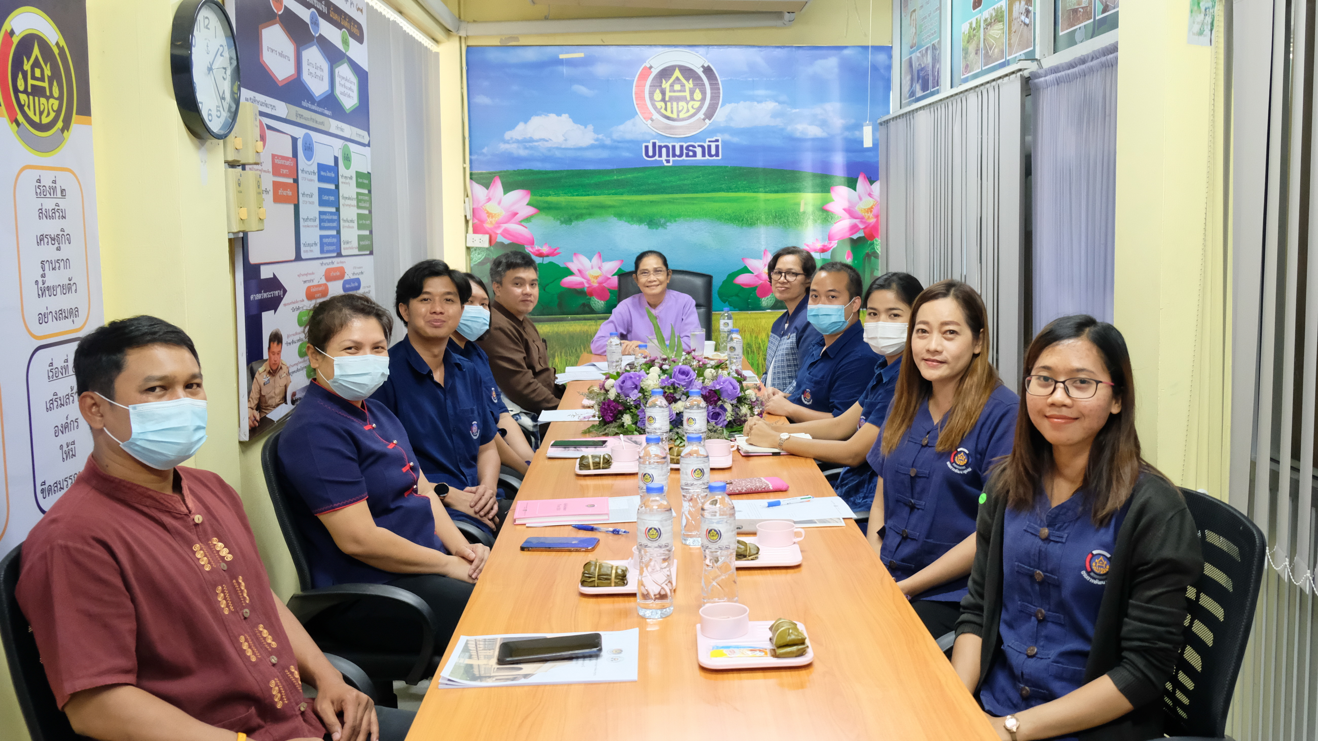 @ปทุมธานี ถิ่นบัวหลวง “ผู้ตรวจราชการกรมการพัฒนาชุมชน ลงพื้นที่จังหวัดปทุมธานี”