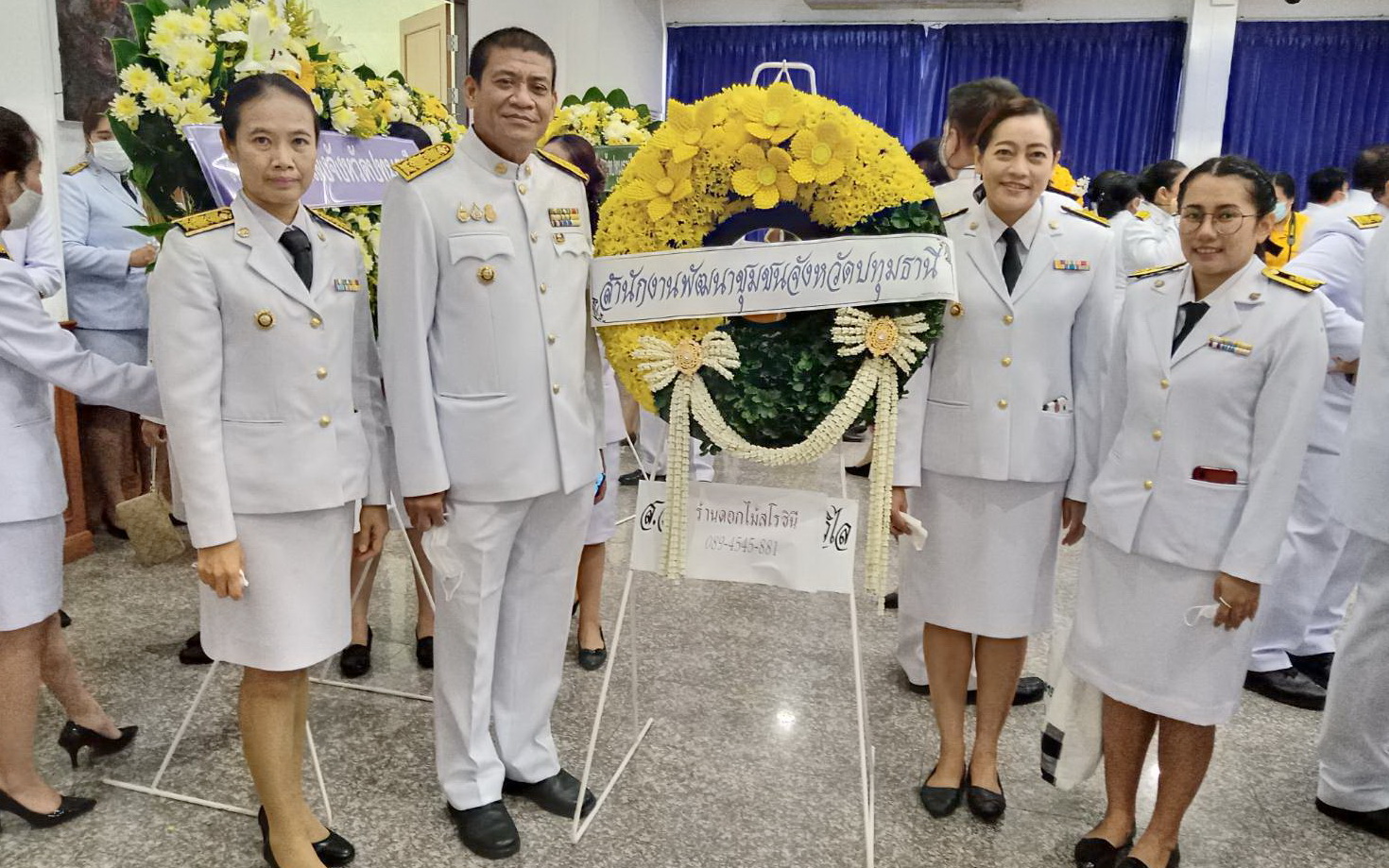 @ปทุมธานี ถิ่นบัวหลวง “พช.ปทุมธานี ร่วมพิธีวันคล้ายวันสวรรคต รัชกาลที่ ๙”