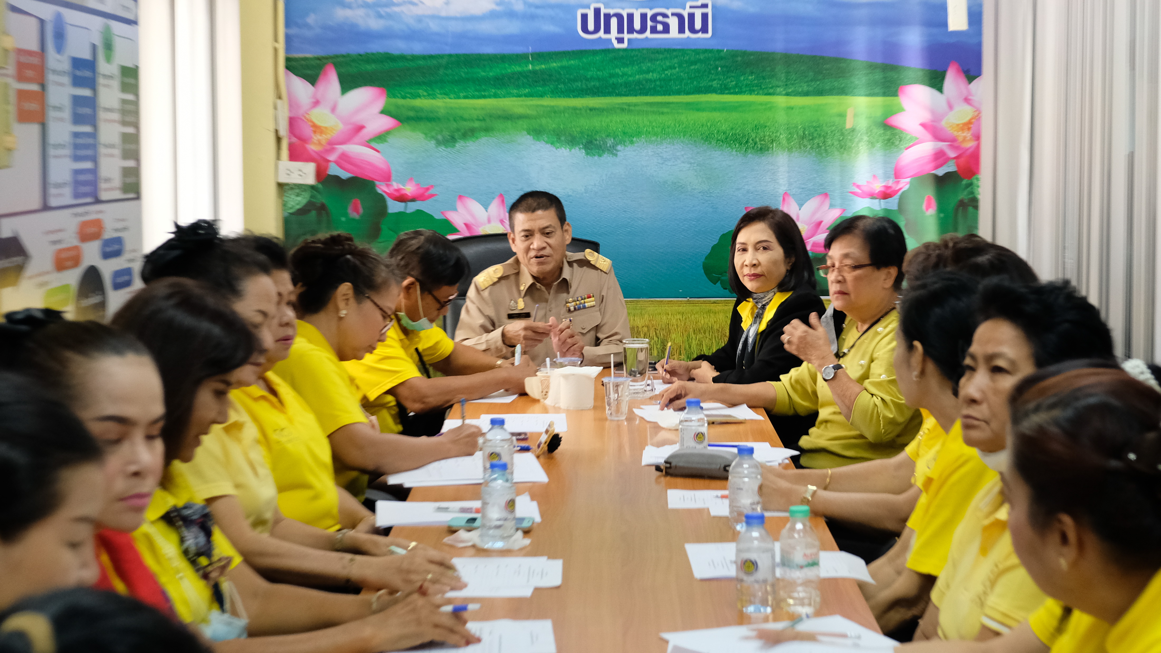 @ปทุมธานี ถิ่นบัวหลวง “พช.ปทุมธานี ร่วมประชุมสมาคมผู้นำสตรีพัฒนาชุมชนจังหวัดปทุมธานี”