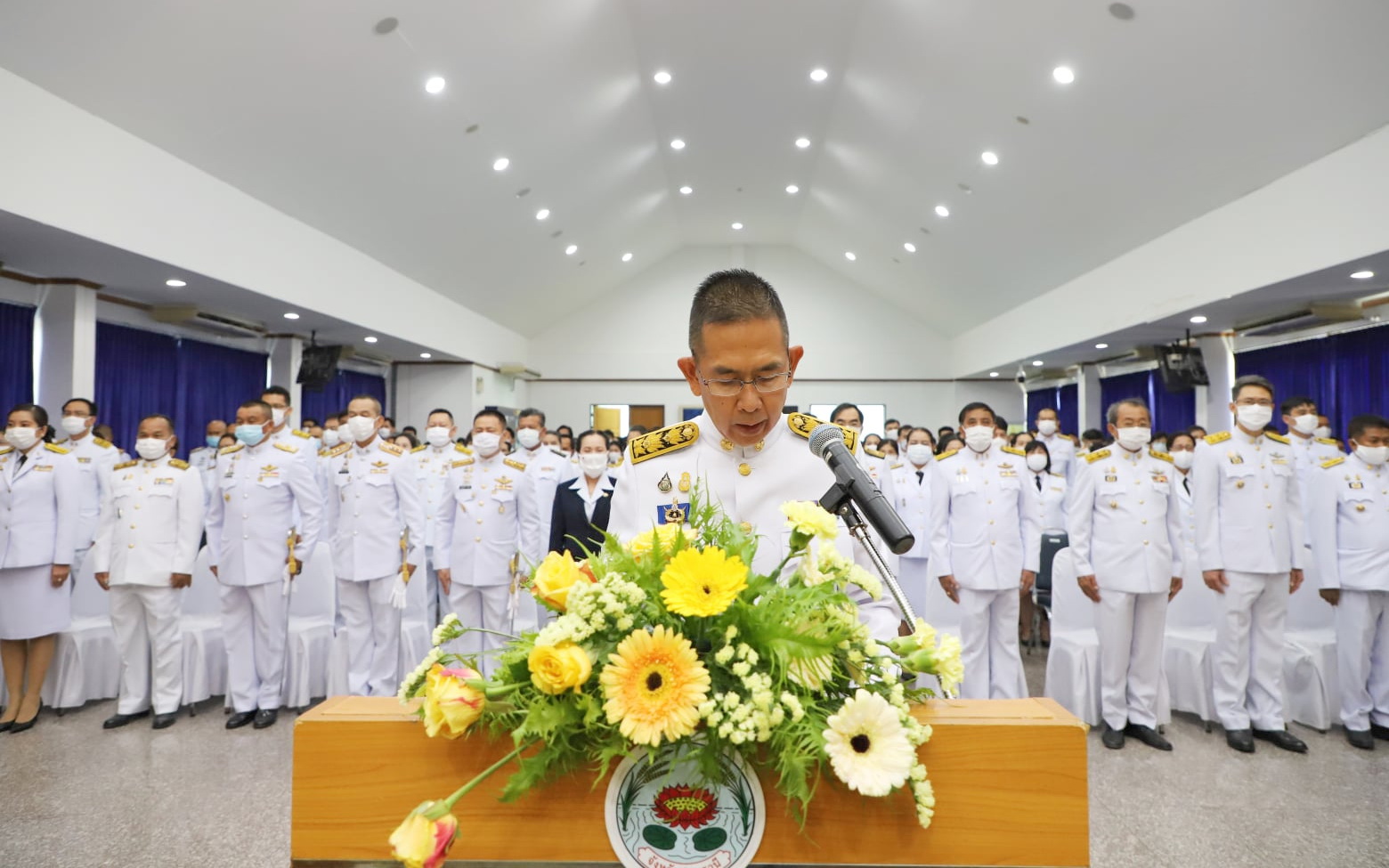 @ปทุมธานี ถิ่นบัวหลวง “พช.ปทุมธานี ร่วมพิธีวางพานพุ่มเนื่องในวันพระบิดาแห่งฝนหลวง ประจำปี ๒๕๖๓”
