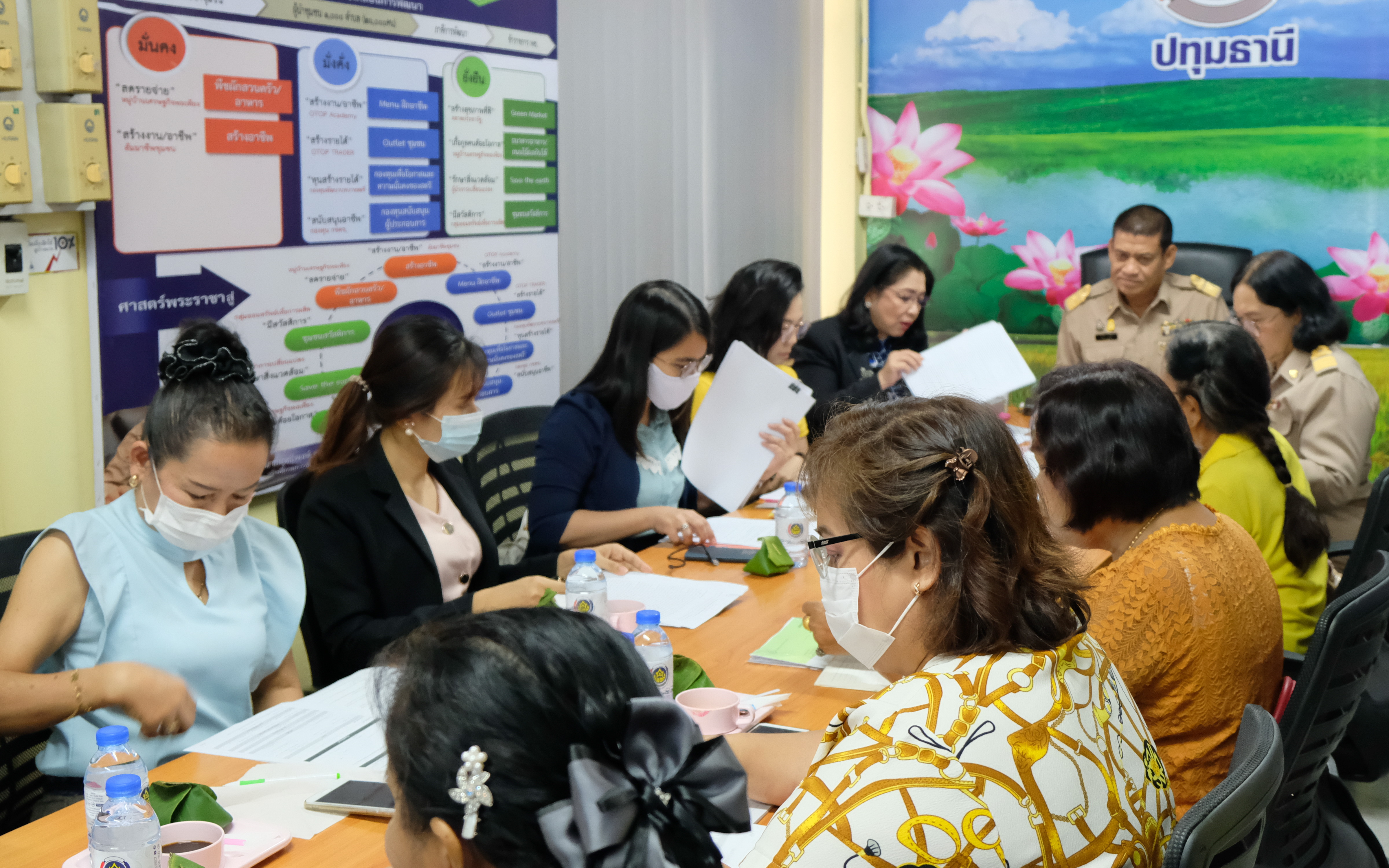 @ปทุมธานี ถิ่นบัวหลวง “พช.ปทุมธานี ประชุมโครงการการพัฒนาผลิตภัณฑ์ชุมชนการตลาดดิจิทัลยุคไทยแลนด์ ๔.๐”