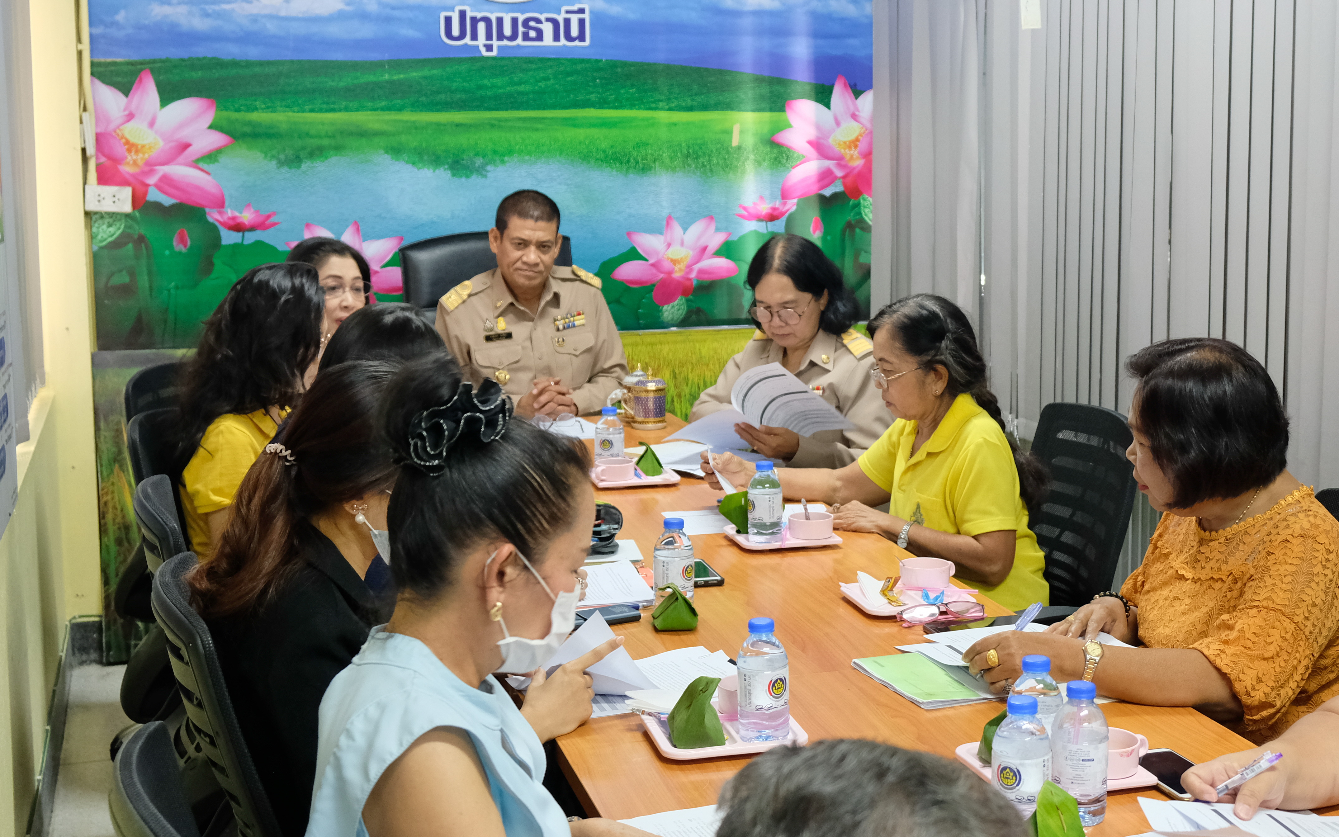 @ปทุมธานี ถิ่นบัวหลวง “พช.ปทุมธานี ประชุมโครงการการพัฒนาผลิตภัณฑ์ชุมชนการตลาดดิจิทัลยุคไทยแลนด์ ๔.๐”
