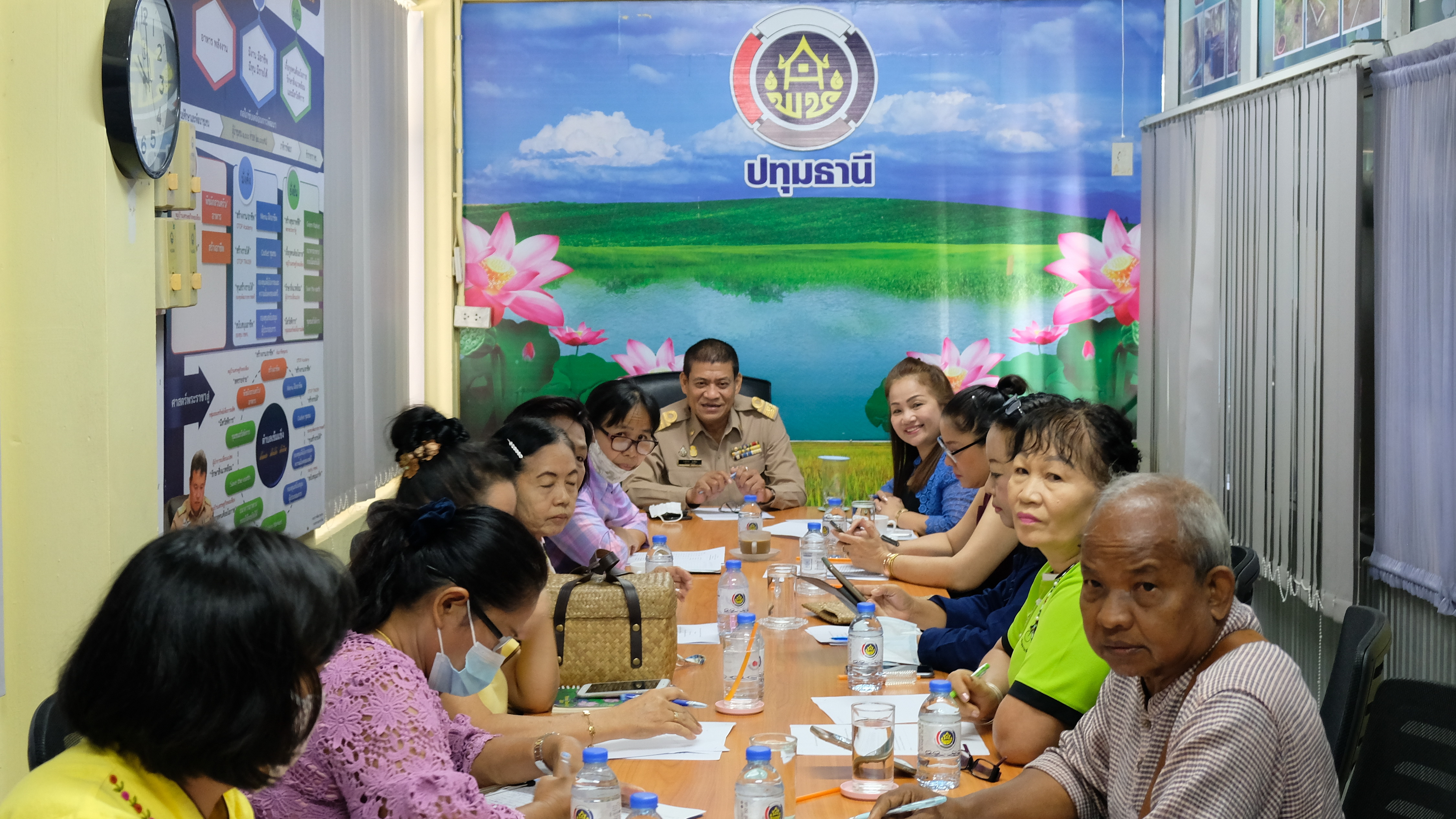@ปทุมธานี ถิ่นบัวหลวง “พช.ปทุมธานี ร่วมประชุมเครือข่าย OTOP จังหวัดปทุมธานี”