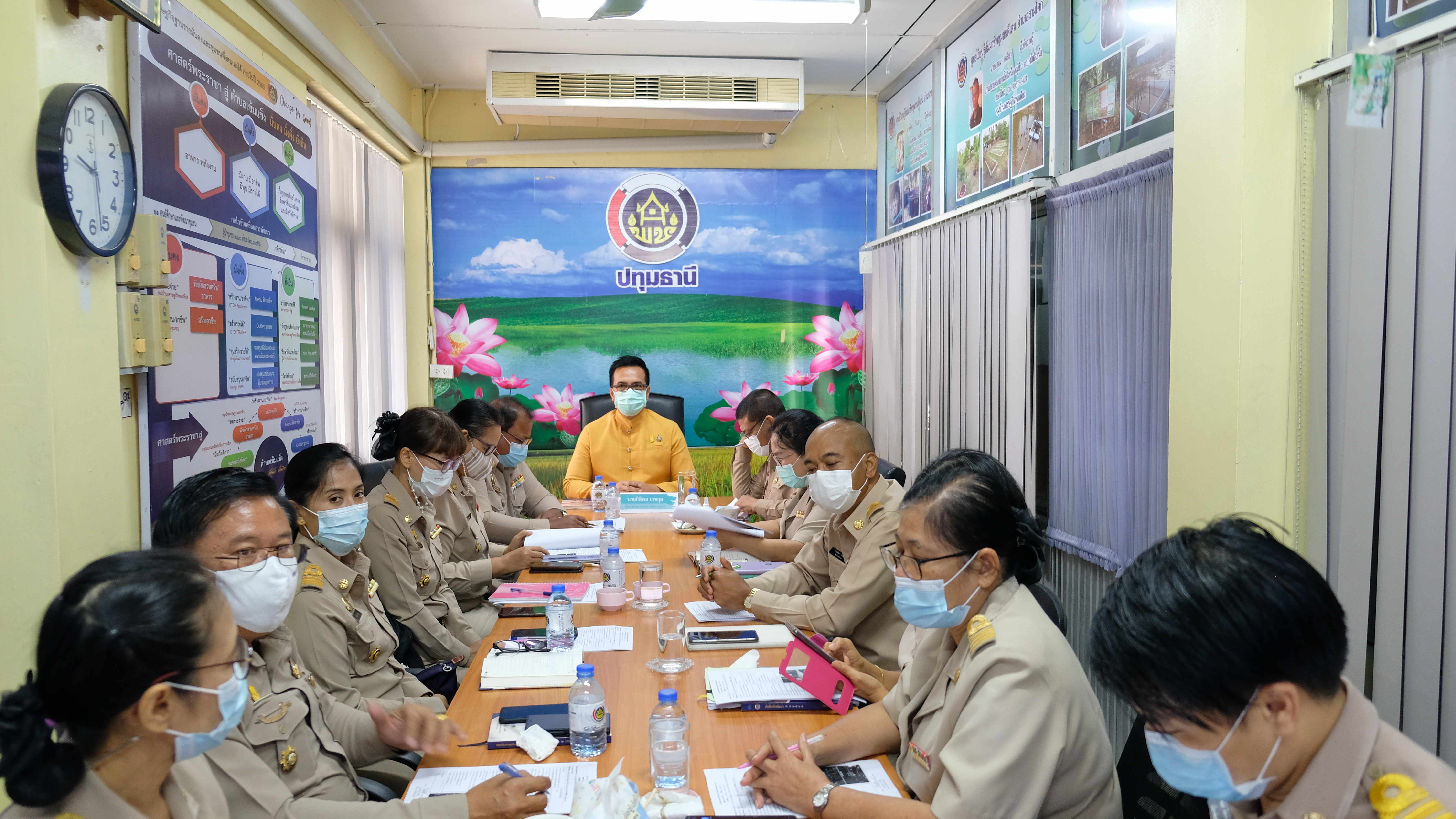 พช.ปทุมธานี “นายกิติพล เวชกุล ผู้ตรวจราชการกรมการพัฒนาชุมชน เขตตรวจราชการที่ ๒ ลงพื้นที่ตรวจราชการจังหวัดปทุมธานี”