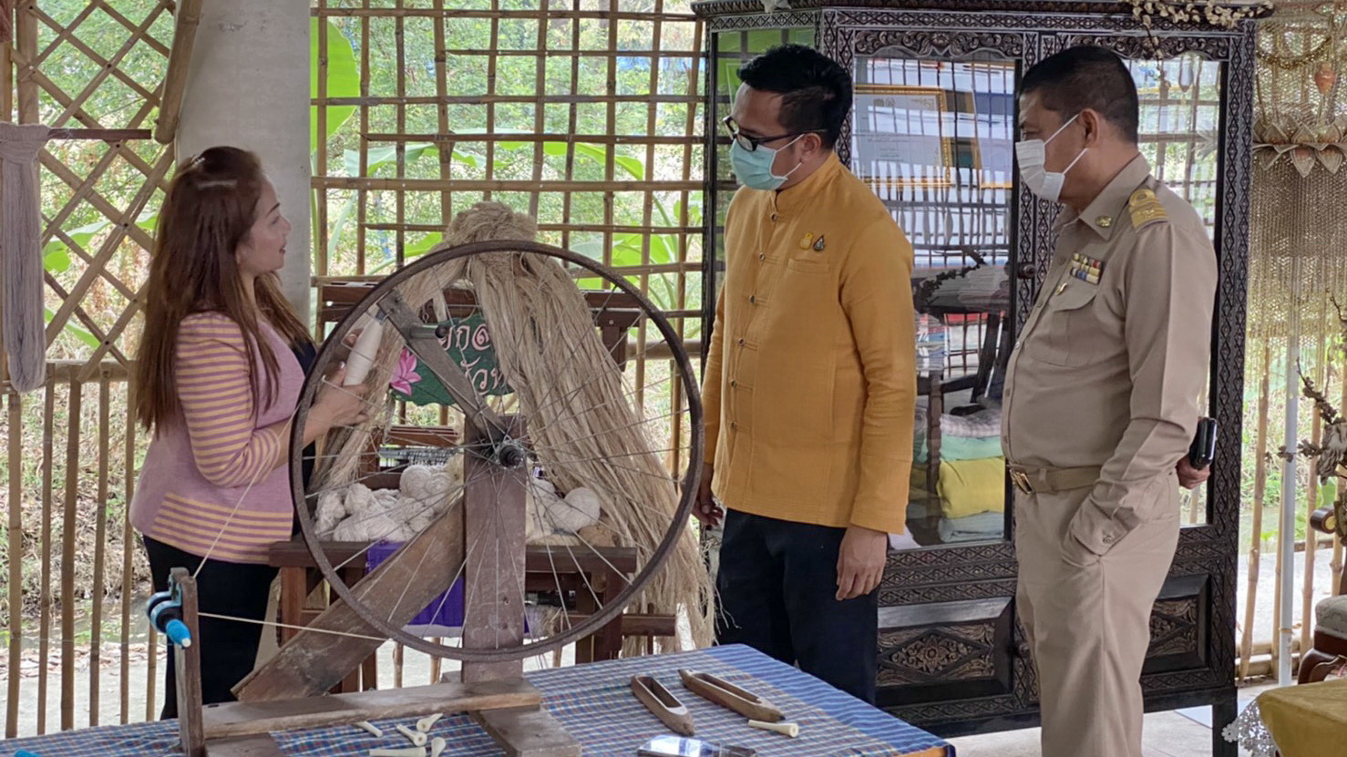 พช.ปทุมธานี “นายกิติพล เวชกุล ผู้ตรวจราชการกรมการพัฒนาชุมชน เขตตรวจราชการที่ ๒ ลงพื้นที่ตรวจราชการจังหวัดปทุมธานี”