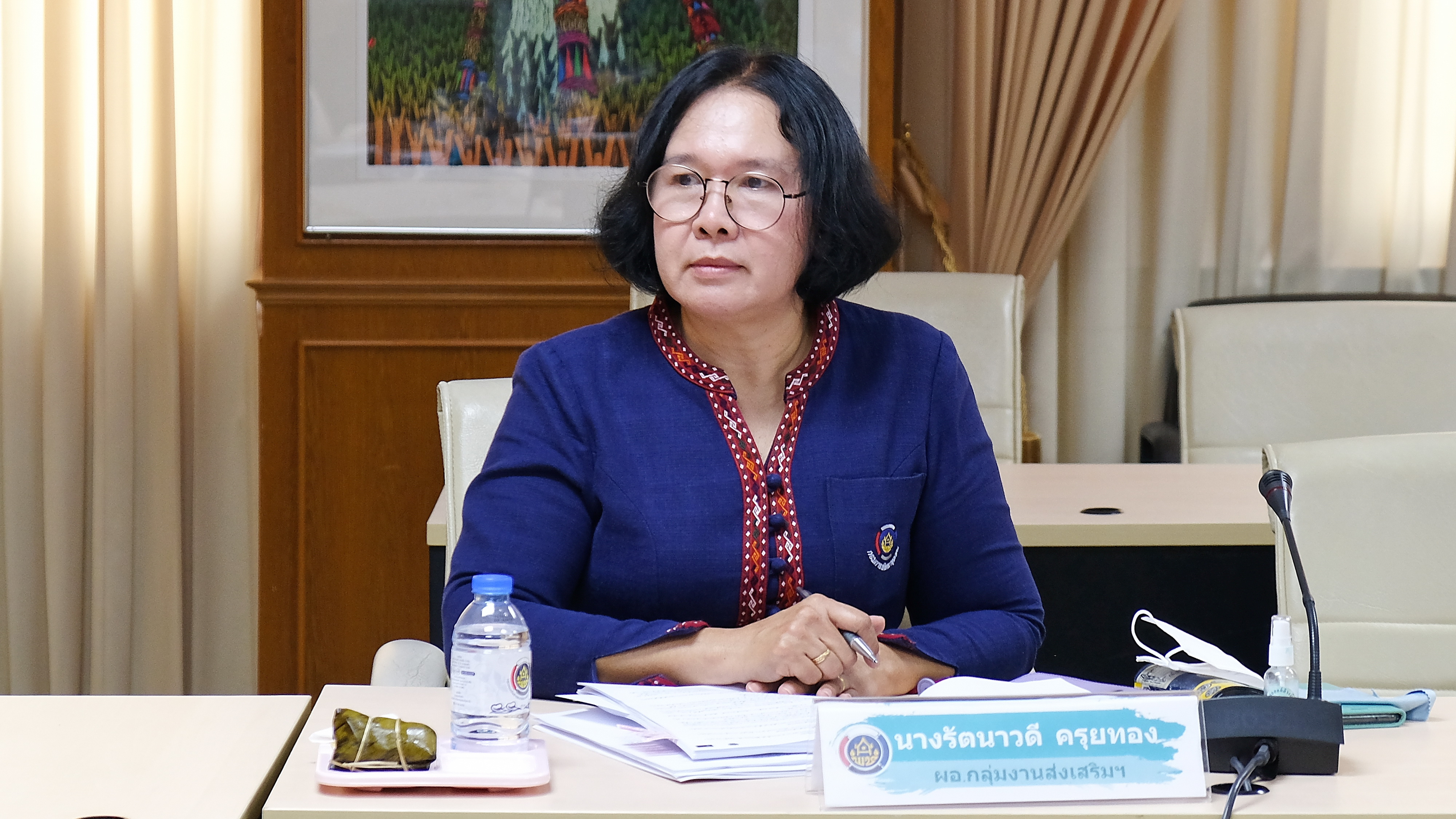 พช.ปทุมธานี “ประชุมผู้อำนวยการกลุ่มงานและพัฒนาการอำเภอ ประจำเดือนมีนาคม ๒๕๖๔”