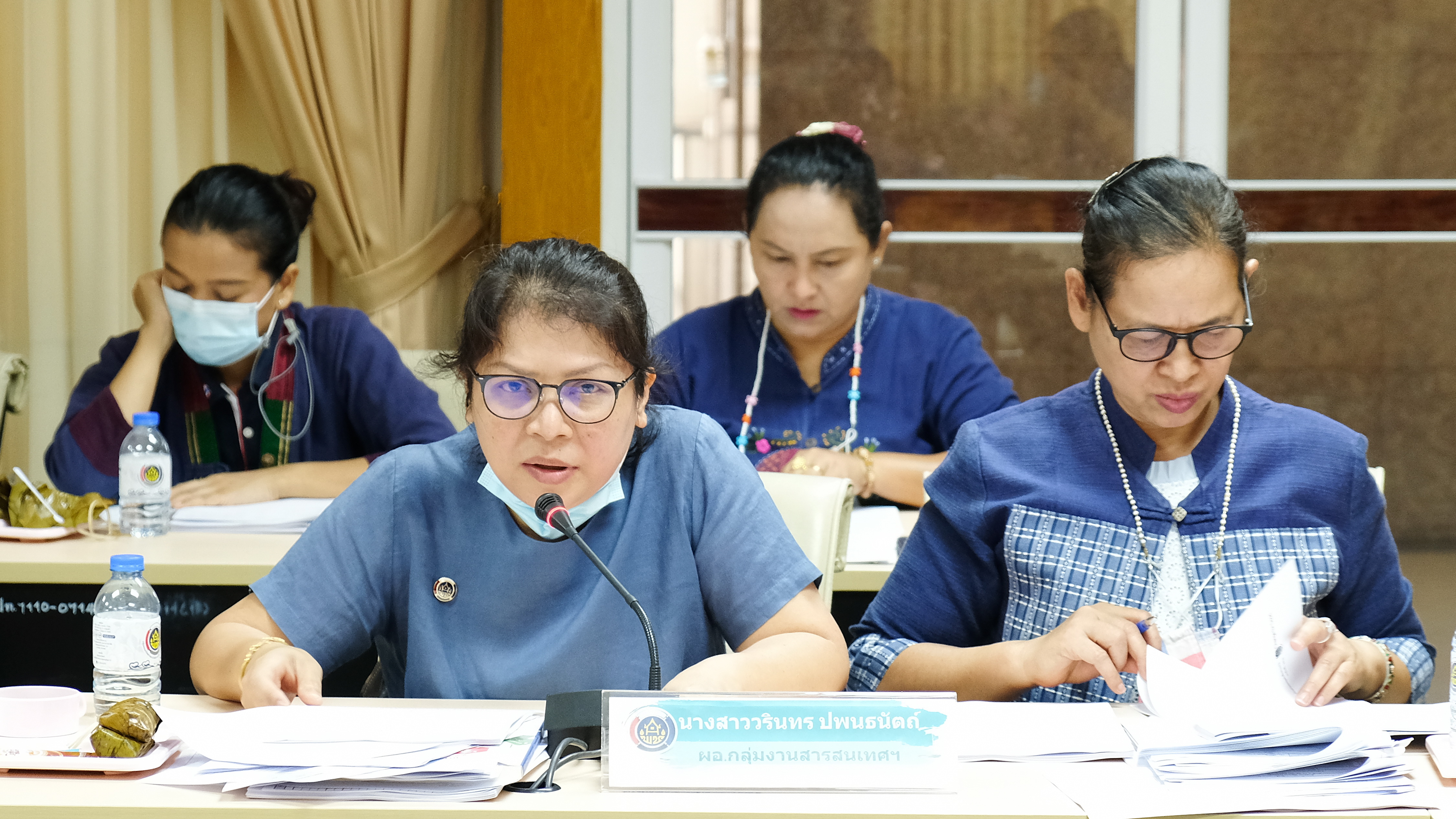 พช.ปทุมธานี “ประชุมผู้อำนวยการกลุ่มงานและพัฒนาการอำเภอ ประจำเดือนมีนาคม ๒๕๖๔”