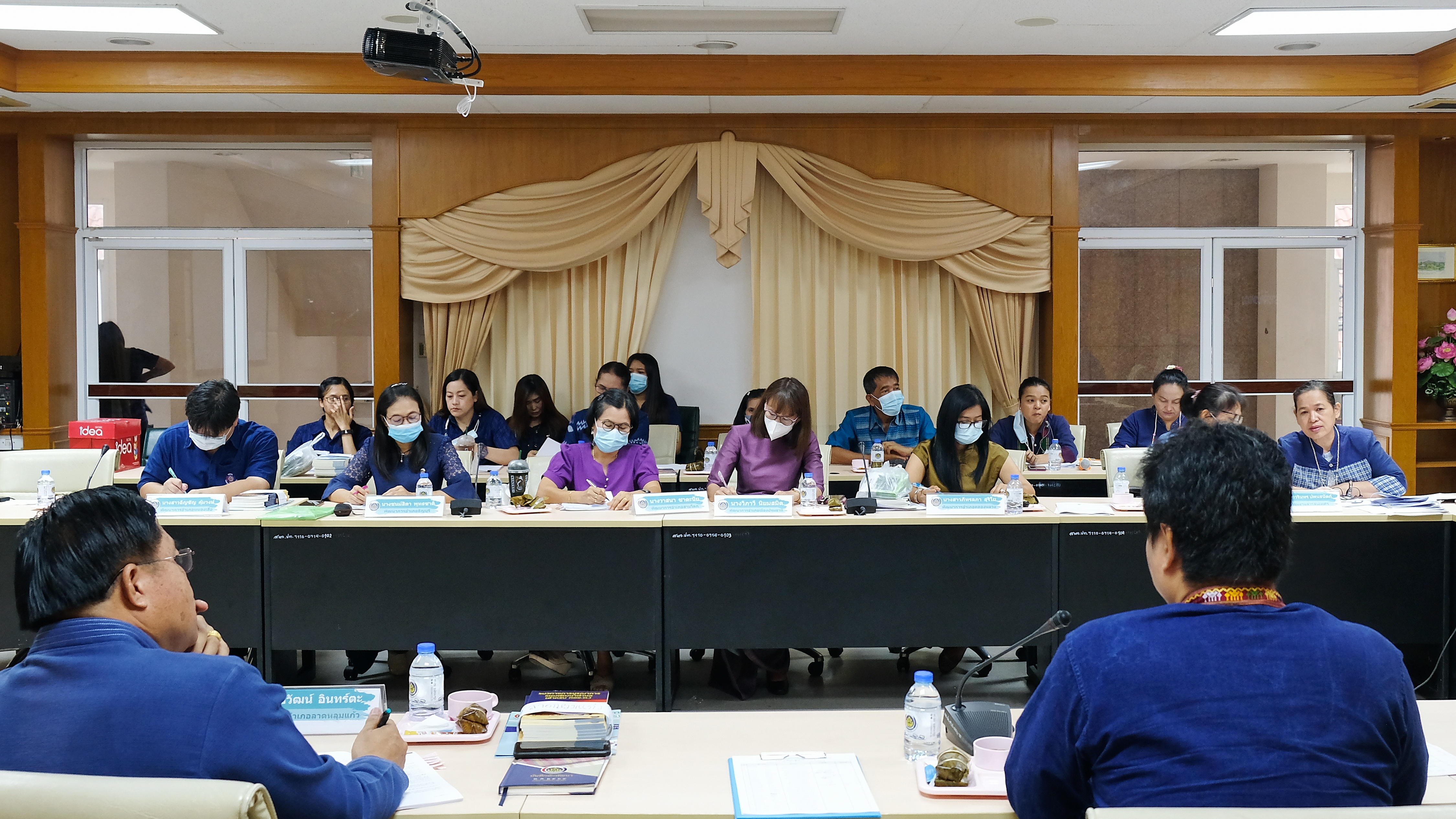 พช.ปทุมธานี “ประชุมผู้อำนวยการกลุ่มงานและพัฒนาการอำเภอ ประจำเดือนมีนาคม ๒๕๖๔”