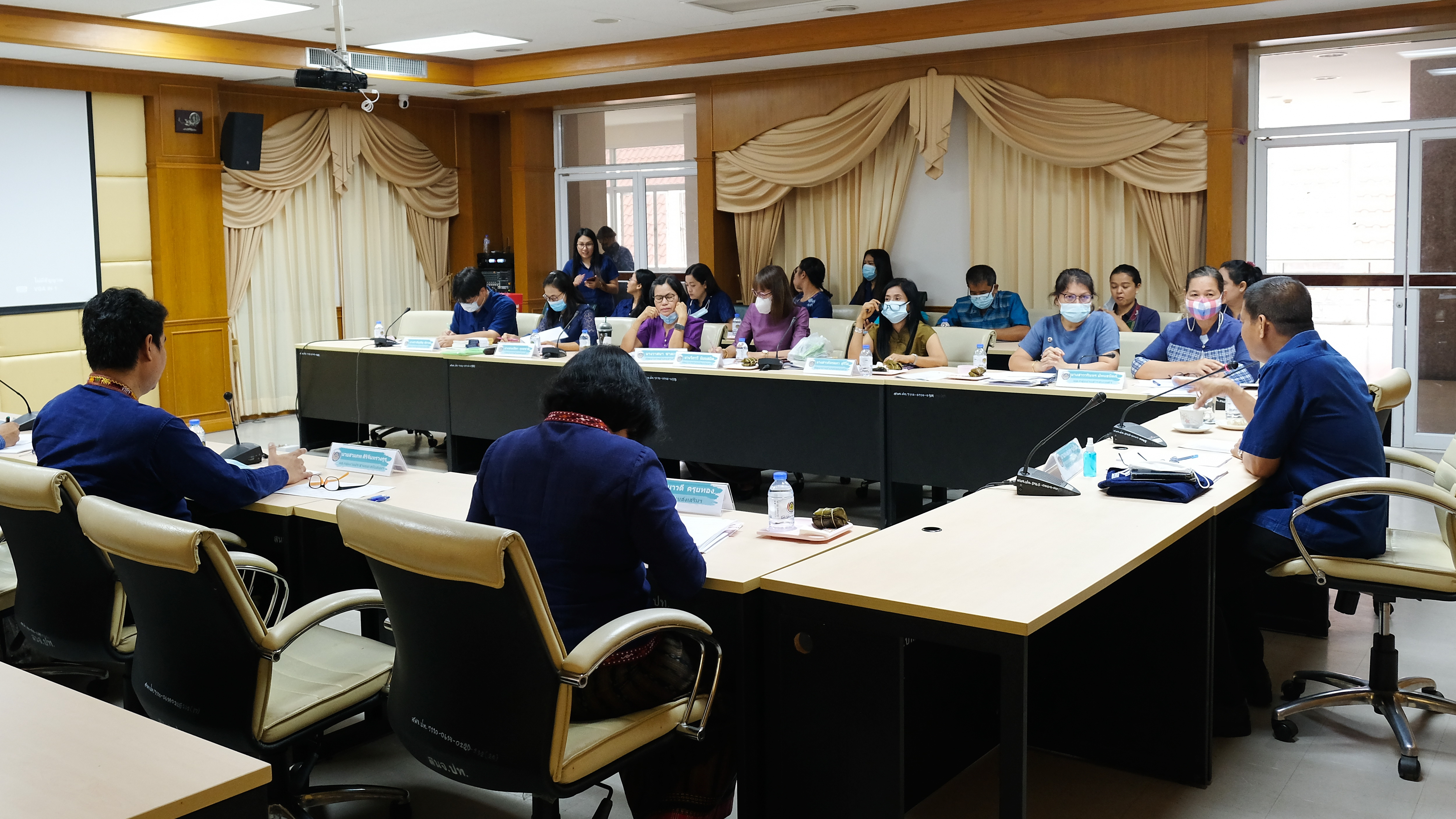 พช.ปทุมธานี “ประชุมผู้อำนวยการกลุ่มงานและพัฒนาการอำเภอ ประจำเดือนมีนาคม ๒๕๖๔”