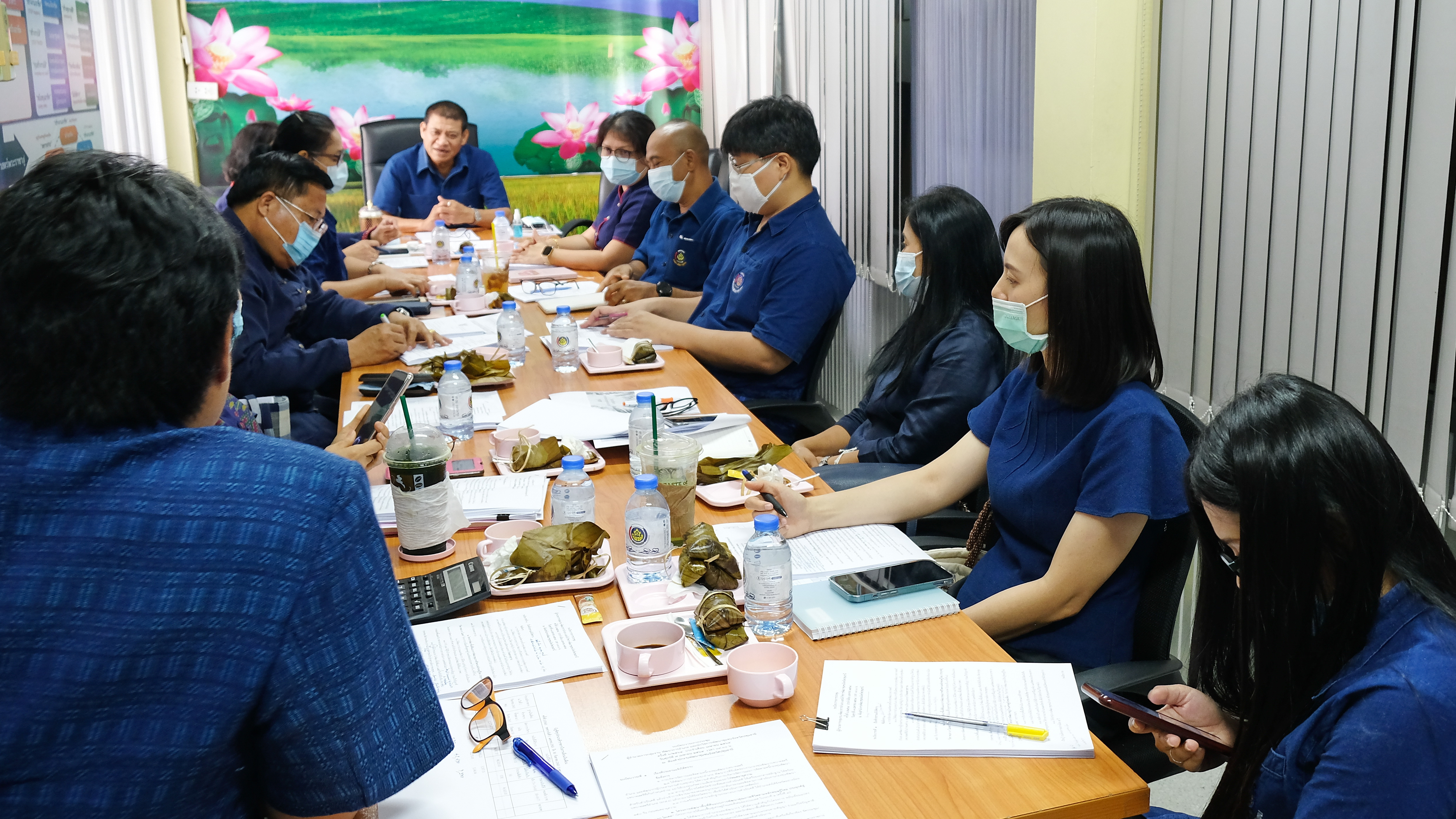 พช.ปทุมธานี “ประชุมผู้อำนวยการกลุ่มงานและพัฒนาการอำเภอ ประจำเดือนเมษายน ๒๕๖๔”