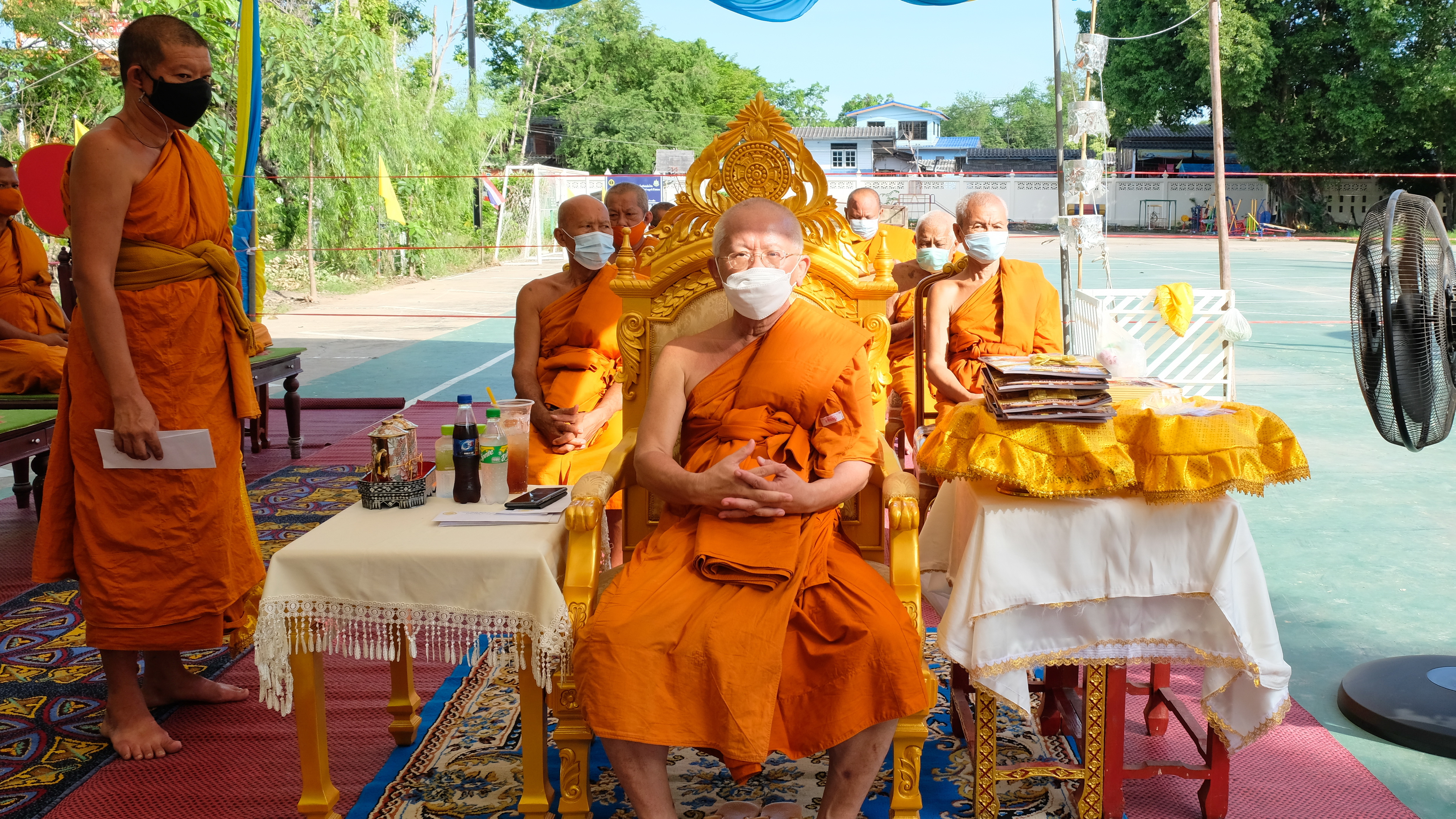 พช.ปทุมธานี “ร่วมพิธีบวงสรวงพื้นที่ดำเนินโครงการพระราชทาน โคก หนอง นา แห่งน้ำใจ และความหวัง วัดเกาะเกรียง”
