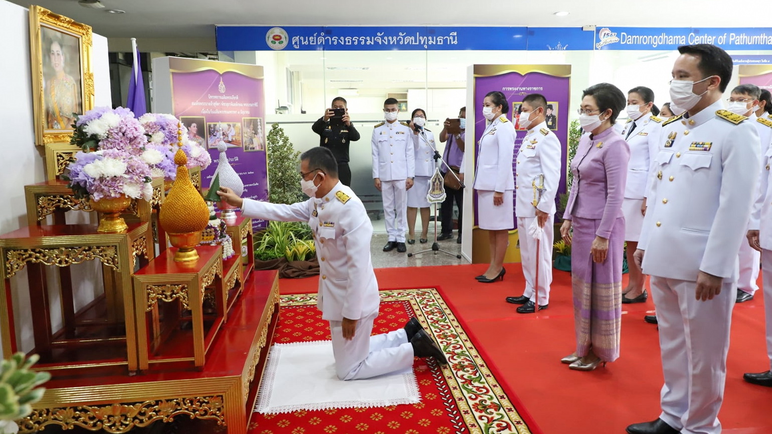 พช.ปทุมธานี “ร่วมพิธีเปิดนิทรรศการเฉลิมพระเกียรติ สมเด็จพระนางเจ้าสุทิดา พัชรสุธาพิมลลักษณ พระบรมราชินี”