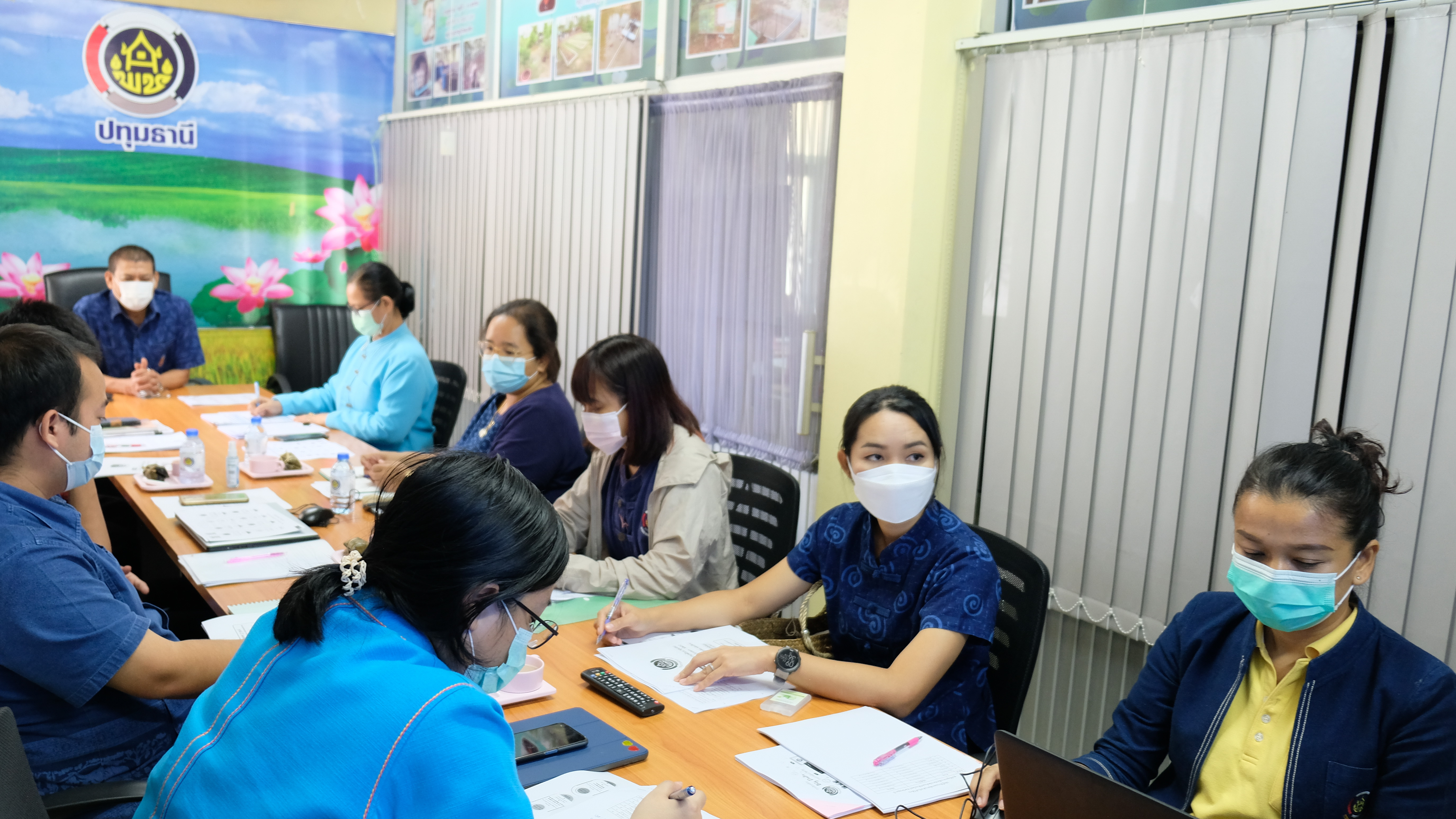 พช.ปทุมธานี “ประชุมชี้แจงแนวทางการขับเคลื่อนการพัฒนาสารสนเทศงานพัฒนาชุมชน”