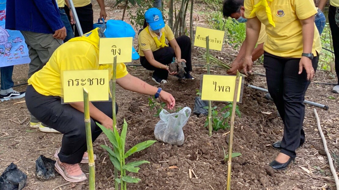 พช.ปทุมธานี “จัดกิจกรรมจิตอาสาพัฒนาชุมชนเอามื้อสามัคคี เฉลิมพระเกียรติเนื่องในโอกาสมหามงคลเฉลิมพระชนมพรรษา พระบาทสมเด็จพระปรเมนทรรามาธิบดีศรีสินทรมหาวชิราลงกรณ พระชิรเกล้าเจ้าอยู่หัว”