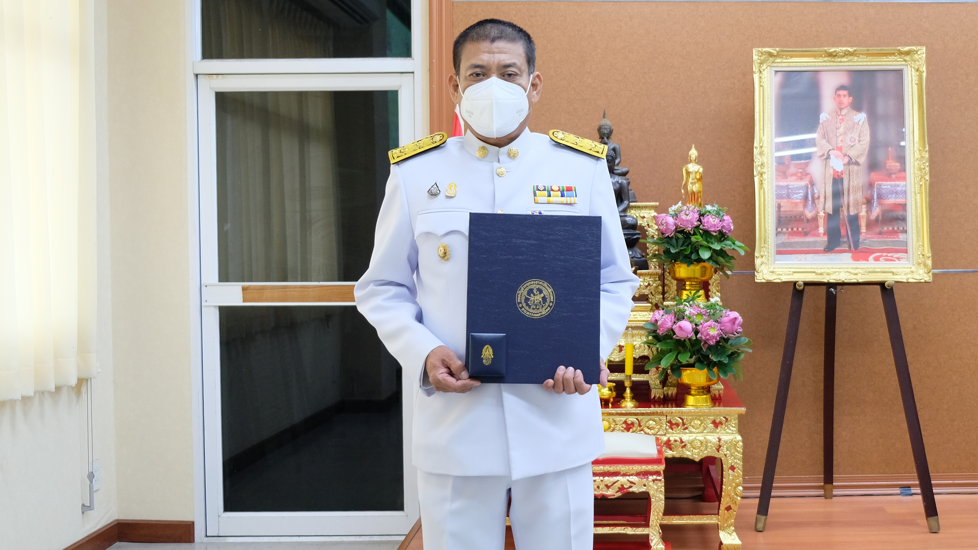 พช.ปทุมธานี “พัฒนาการจังหวัดปทุมธานี รับครื่องหมาย “รักษาดินแดนยิ่งชีพ” ประจำปี ๒๕๖๔”