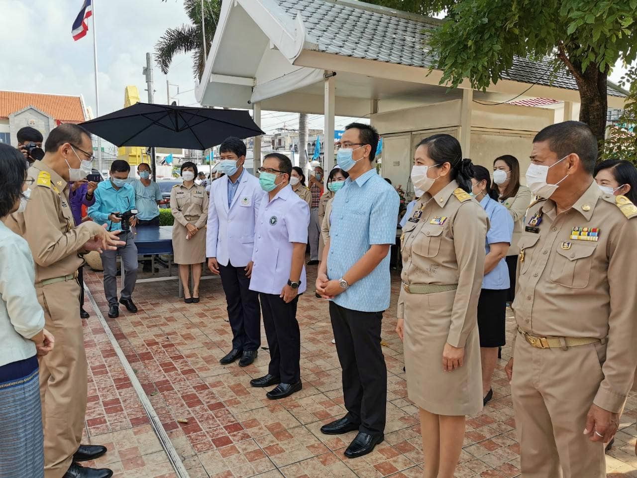 พช.ปทุมธานี “ร่วมต้อนรับ นายณรงค์ศักดิ์ โอสถธนากร ผู้ว่าราชการจังหวัดปทุมธานี คนที่ ๕๙”