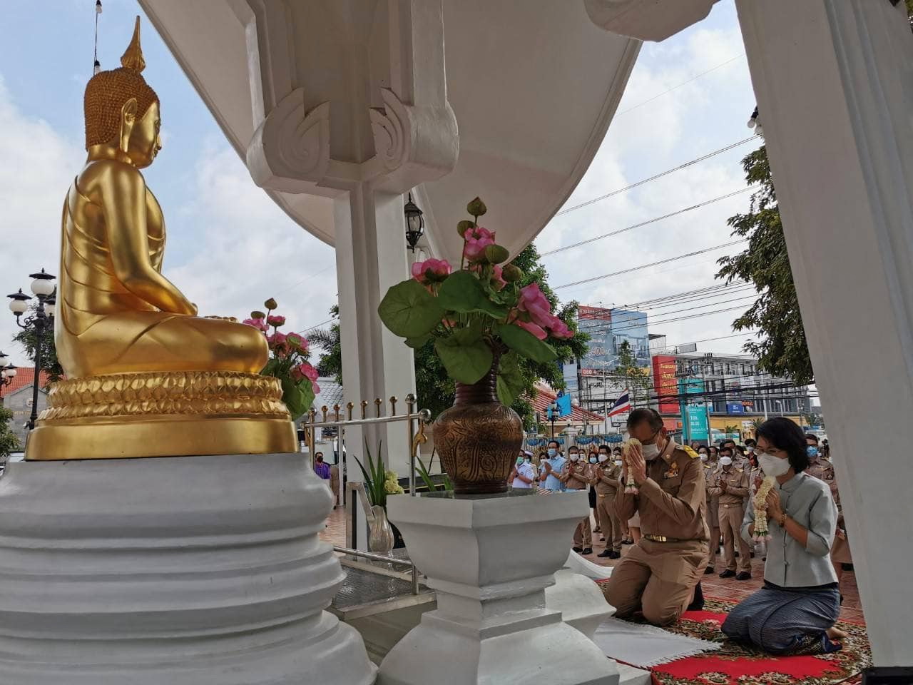 พช.ปทุมธานี “ร่วมต้อนรับ นายณรงค์ศักดิ์ โอสถธนากร ผู้ว่าราชการจังหวัดปทุมธานี คนที่ ๕๙”