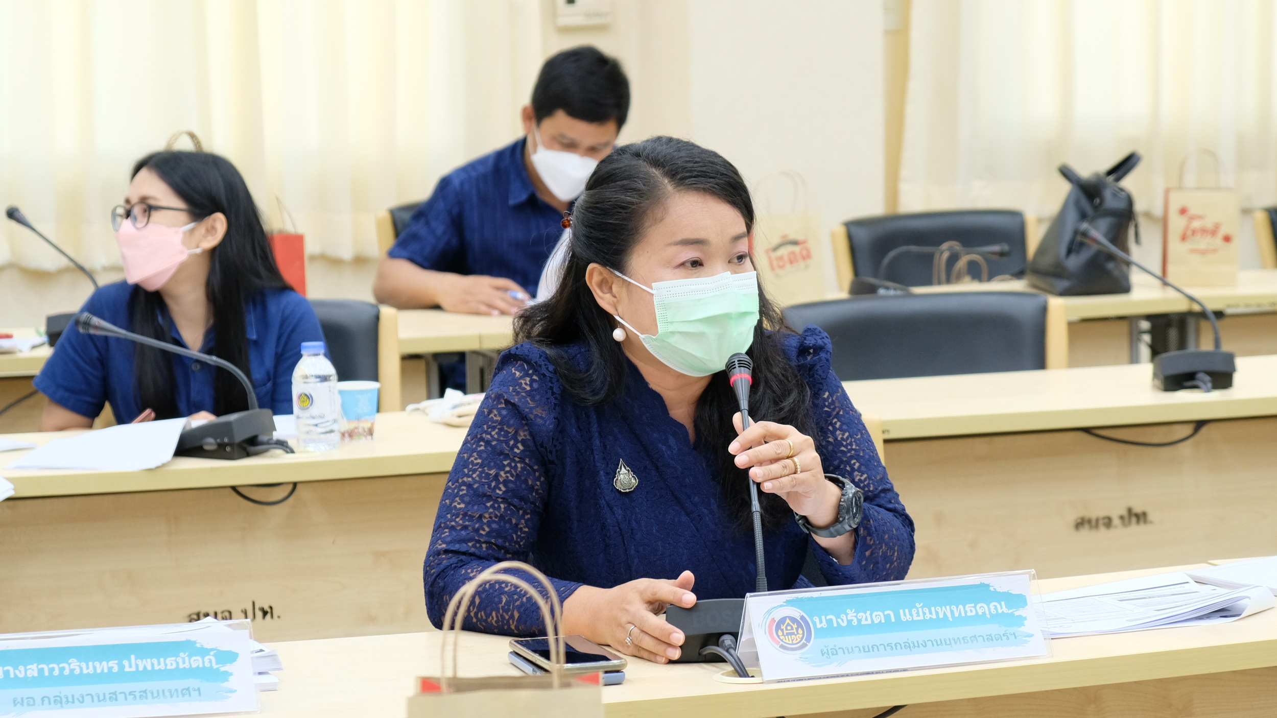 พช.ปทุมธานี “ประชุมมอบนโยบายและแนวทางการดำเนินงานพัฒนาชุมชน ประจำปีงบประมาณ ๒๕๖๕”