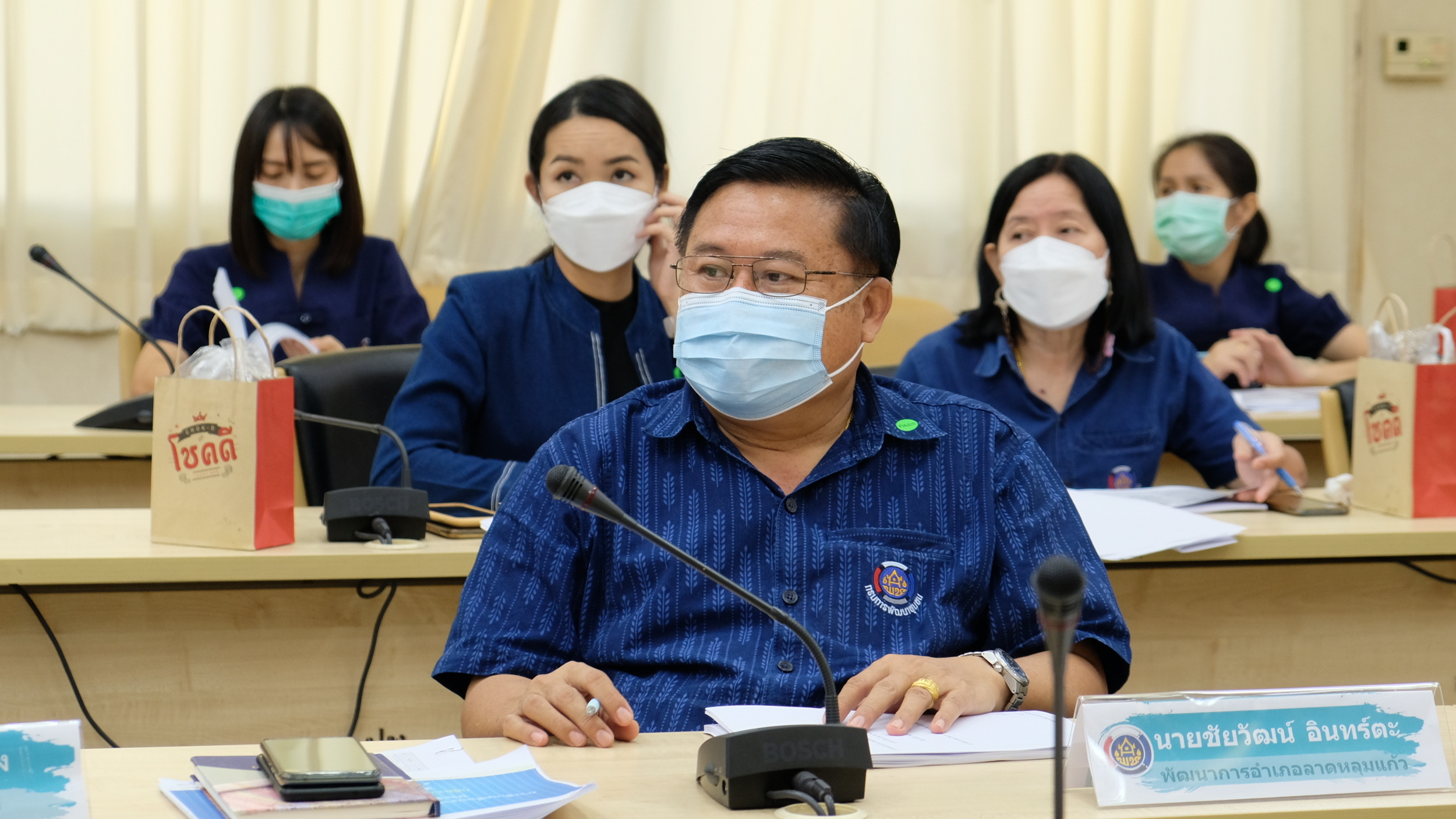 พช.ปทุมธานี “ประชุมมอบนโยบายและแนวทางการดำเนินงานพัฒนาชุมชน ประจำปีงบประมาณ ๒๕๖๕”